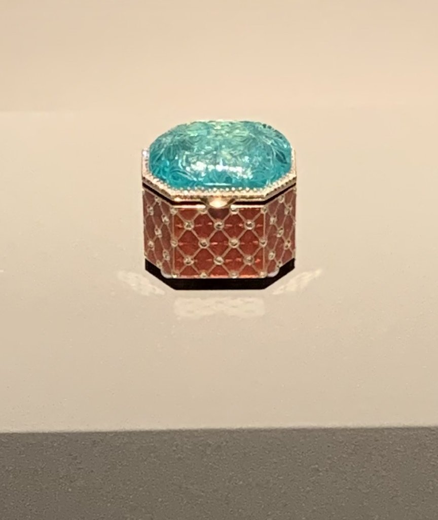 Jewels on display at the National Museum of Qatar, 2022