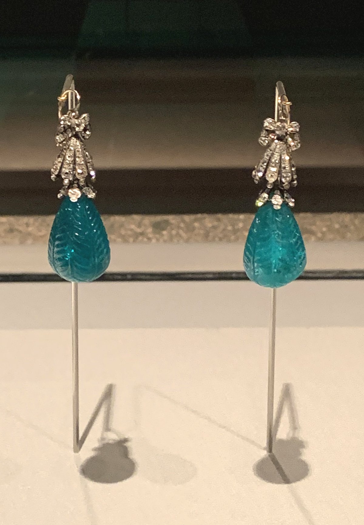 Jewels on display at the National Museum of Qatar, 2022
