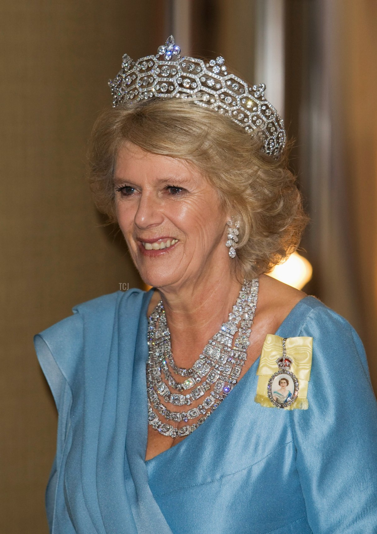 Camilla, Duchess of Cornwall arrives at the Serena Hotel for The Queen's Banquet for Commonwealth Heads of Government on November 23, 2007 in Kampala, Uganda