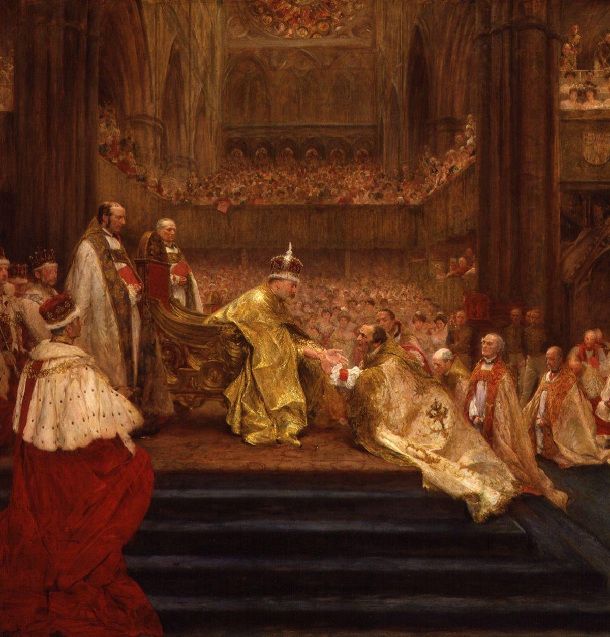 The Homage-Giving: Westminster Abbey, 9th August, 1902