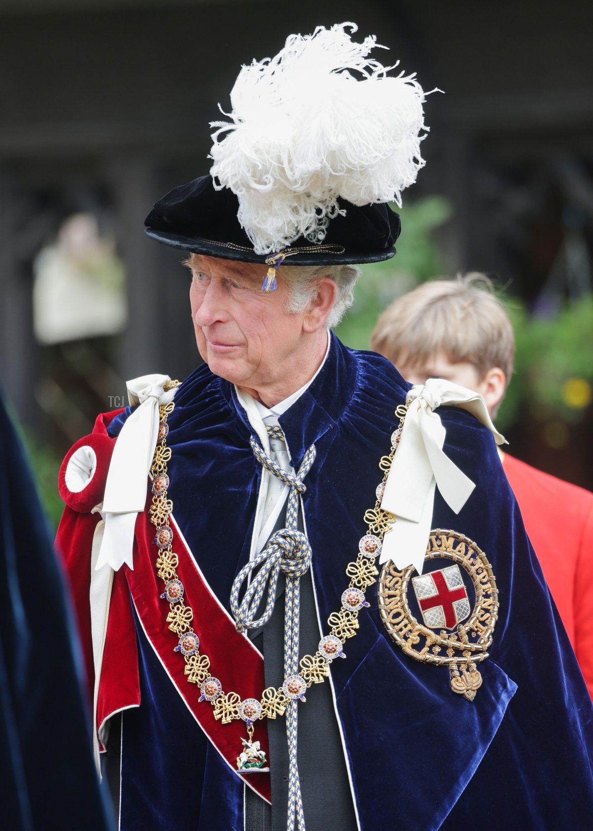 Prince Charles, Prince of Wales attends the Order Of The Garter Service at St George's Chapel on June 13, 2022 in Windsor, England