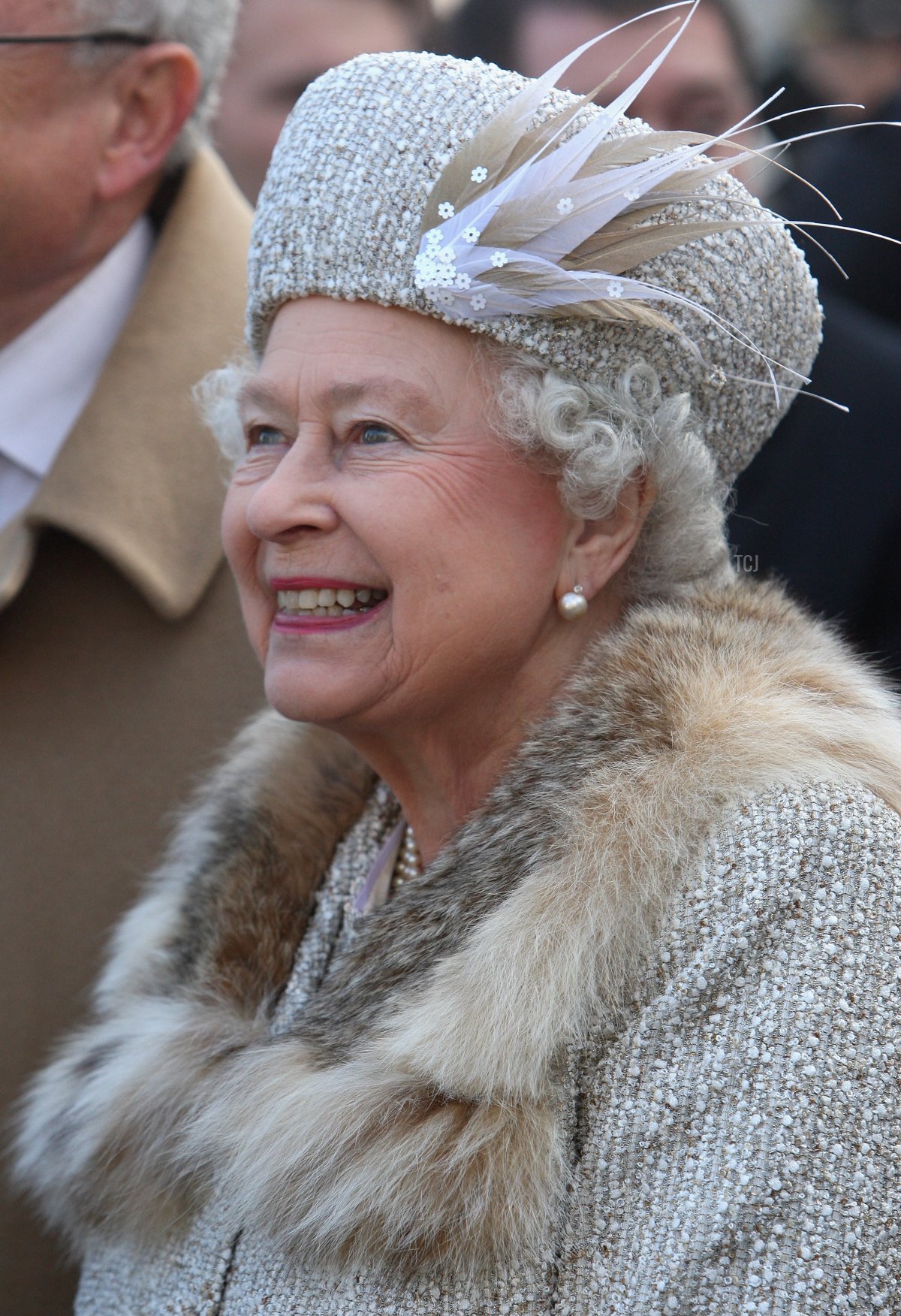 Queen Elizabeth II smiles as she tours Hrebienok Ski Resort on the second day of a tour of Slovakia on October 24, 2008 in Bratislava, Slovakia