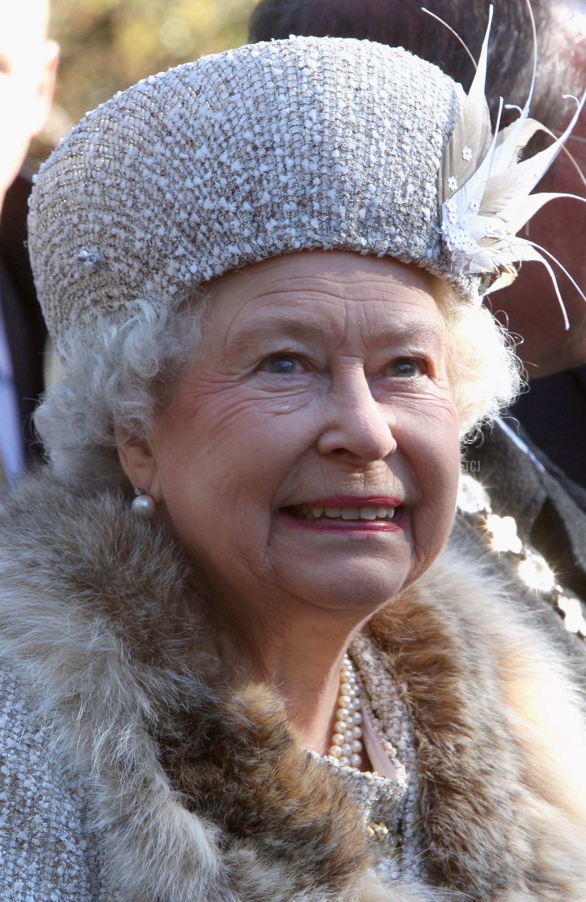 Queen Elizabeth II smiles as she tours Hrebienok Ski Resort on the second day of a tour of Slovakia on October 24, 2008 in Bratislava, Slovakia