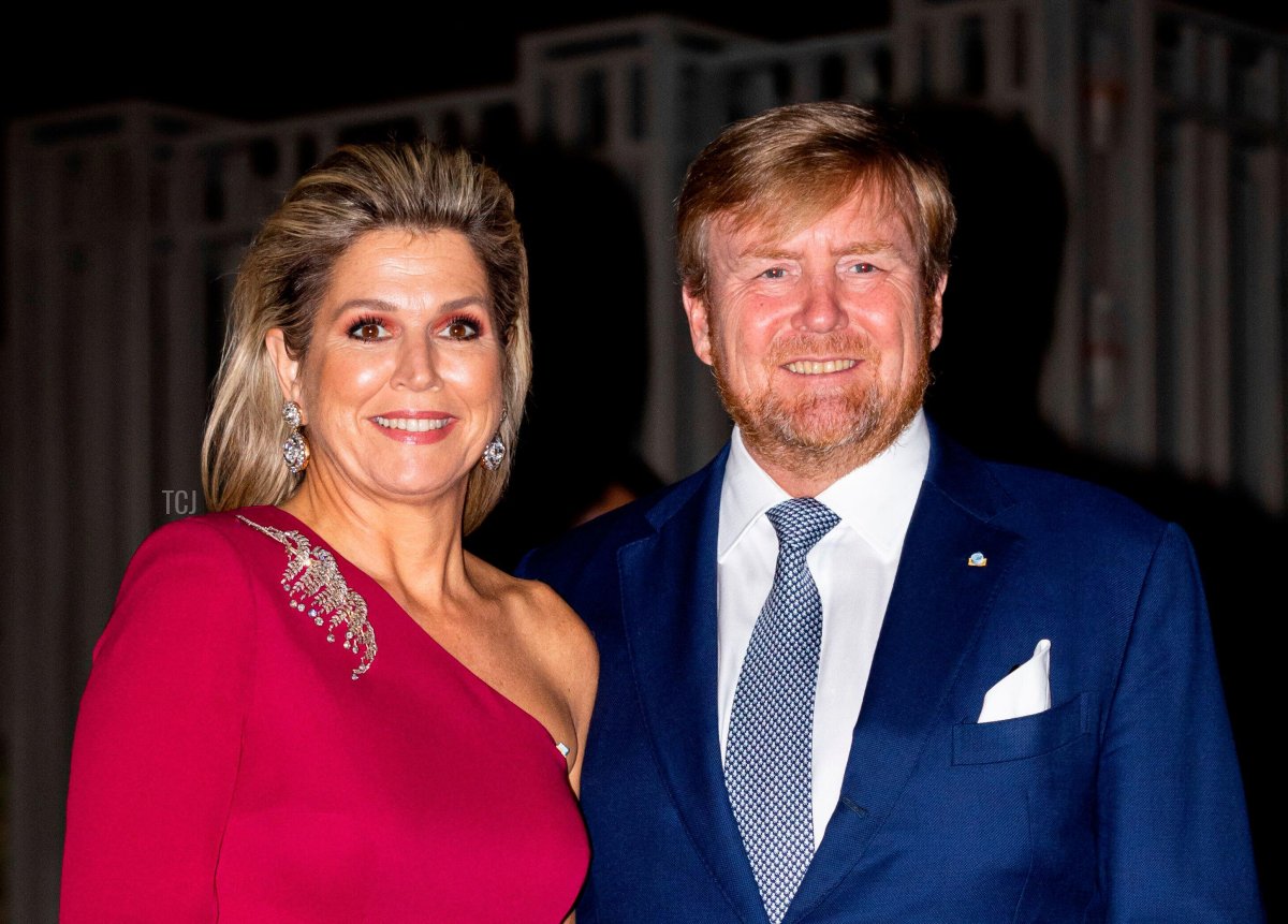King Willem-Alexander of The Netherlands and Queen Maxima of The Netherlands host a concert for the Greek President Katerina Sakellaropoulou at the Megaron Mousikis concert house at the end of the second day of the Dutch State visit to Greece for a second day on November 1, 2022 in Athens, Greece