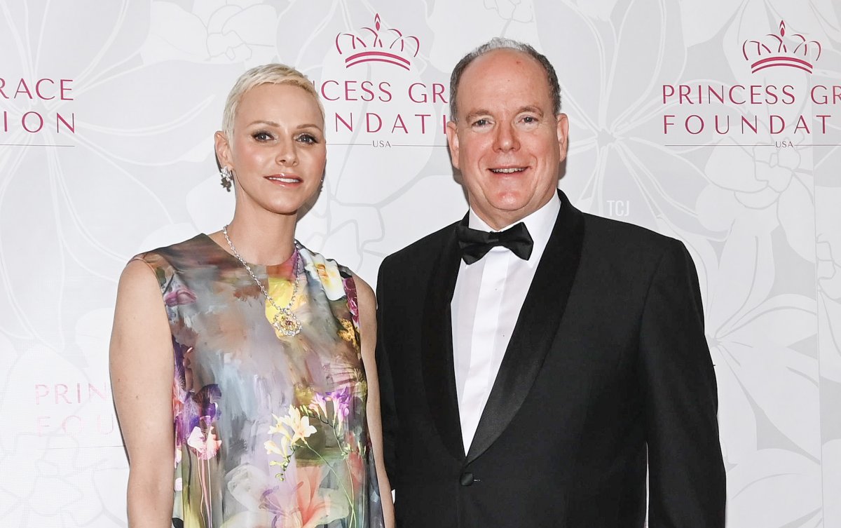 Princess Charlene of Monaco and Prince Albert II of Monaco attend the 2022 Princess Grace Awards at 583 Park Avenue on November 03, 2022 in New York City