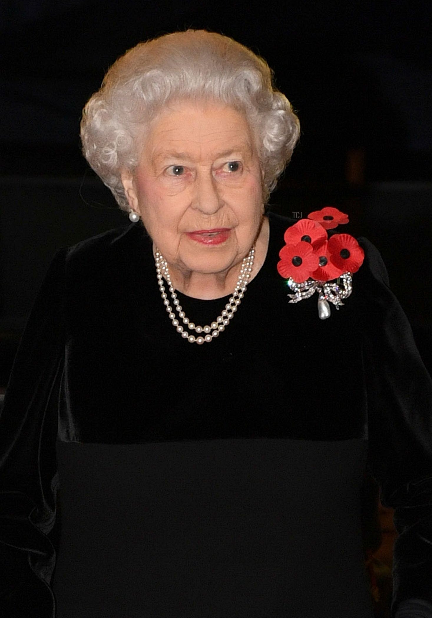 Britain's Queen Elizabeth II arrives for the the annual Royal Festival of Remembrance at the Royal Albert Hall in London on November 11, 2017 on Armistice Day
