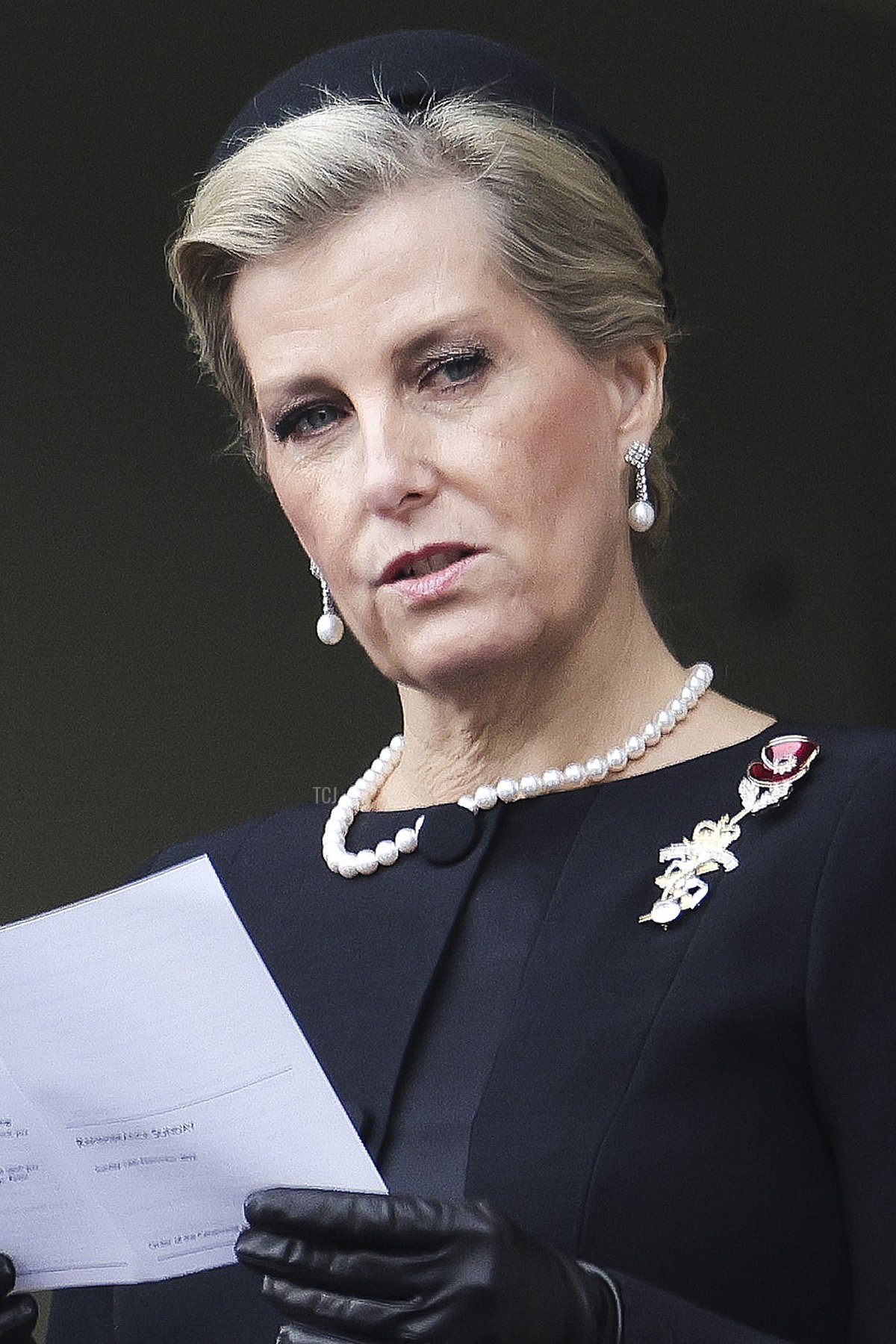 Sophie, Countess of Wessex attends the National Service Of Remembrance at The Cenotaph on November 13, 2022 in London, England