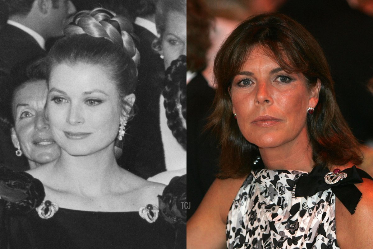 Prince Rainier and Princess Grace of Monaco,1969, Princess Caroline of Hanover, 05 August 2005 during a dinner at the annual Red Cross Ball or Bal de la Croix-Rouge, at the Monte-Carlo Sporting Club in Monaco