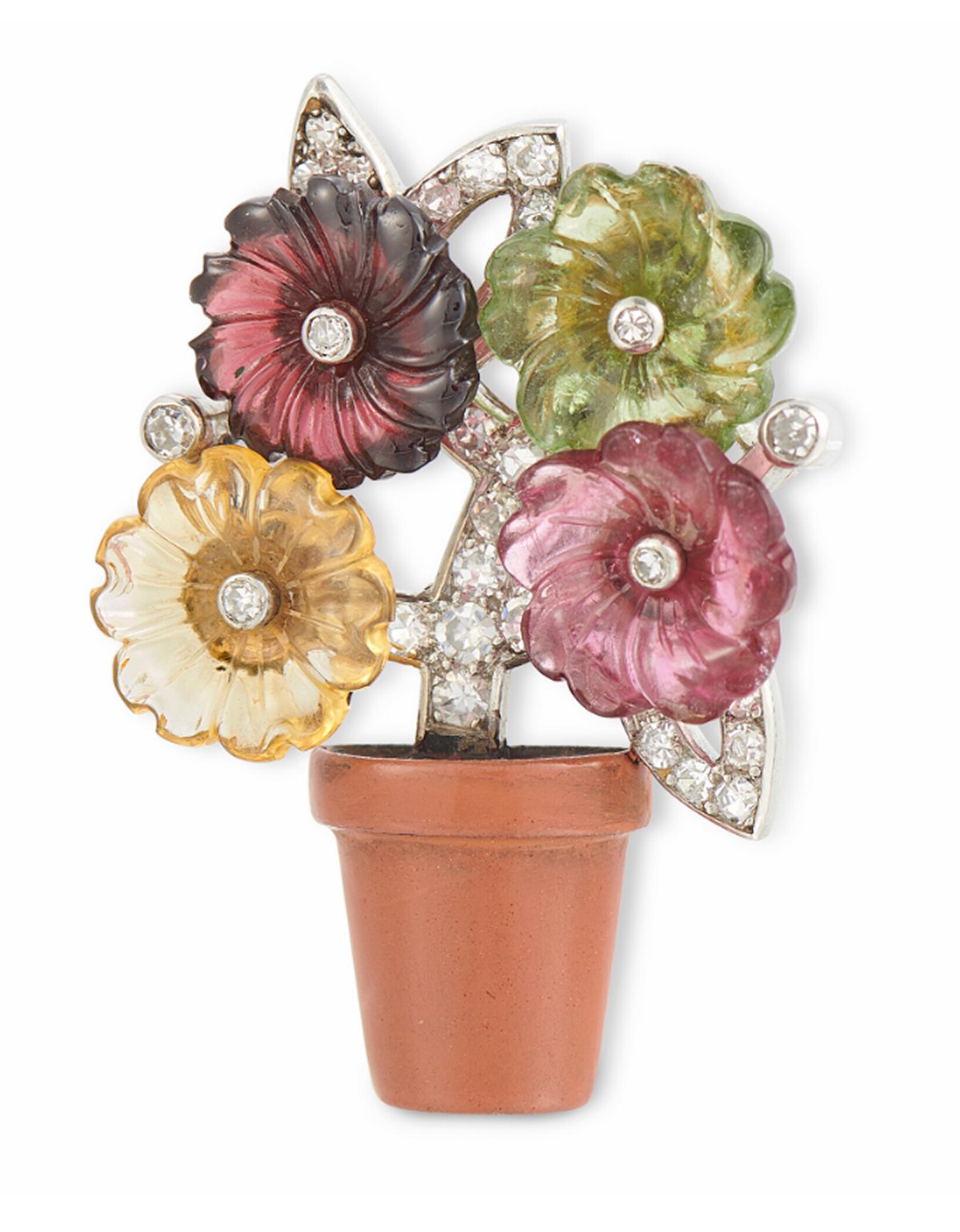 Princess Margaret's Cartier Giardinetto Brooch