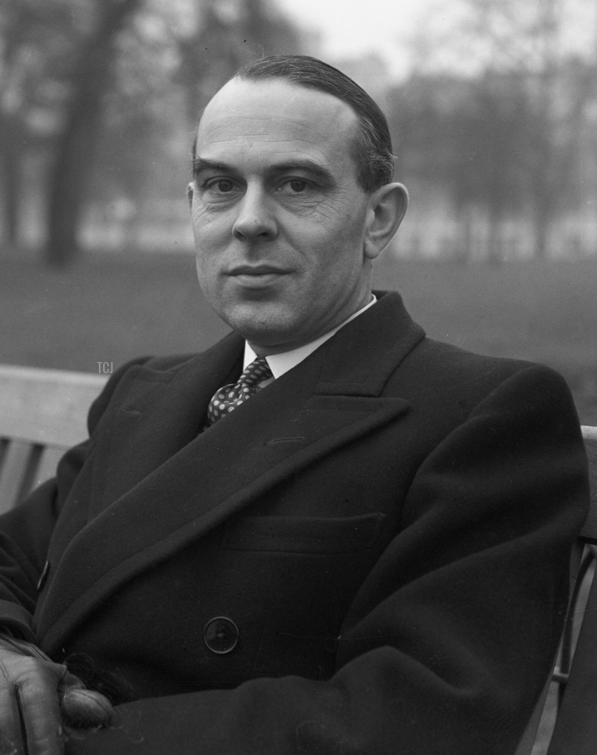 British civil servant Sir John Rupert Colville, aka Jock Colville (1915 - 1987), UK, March 1955