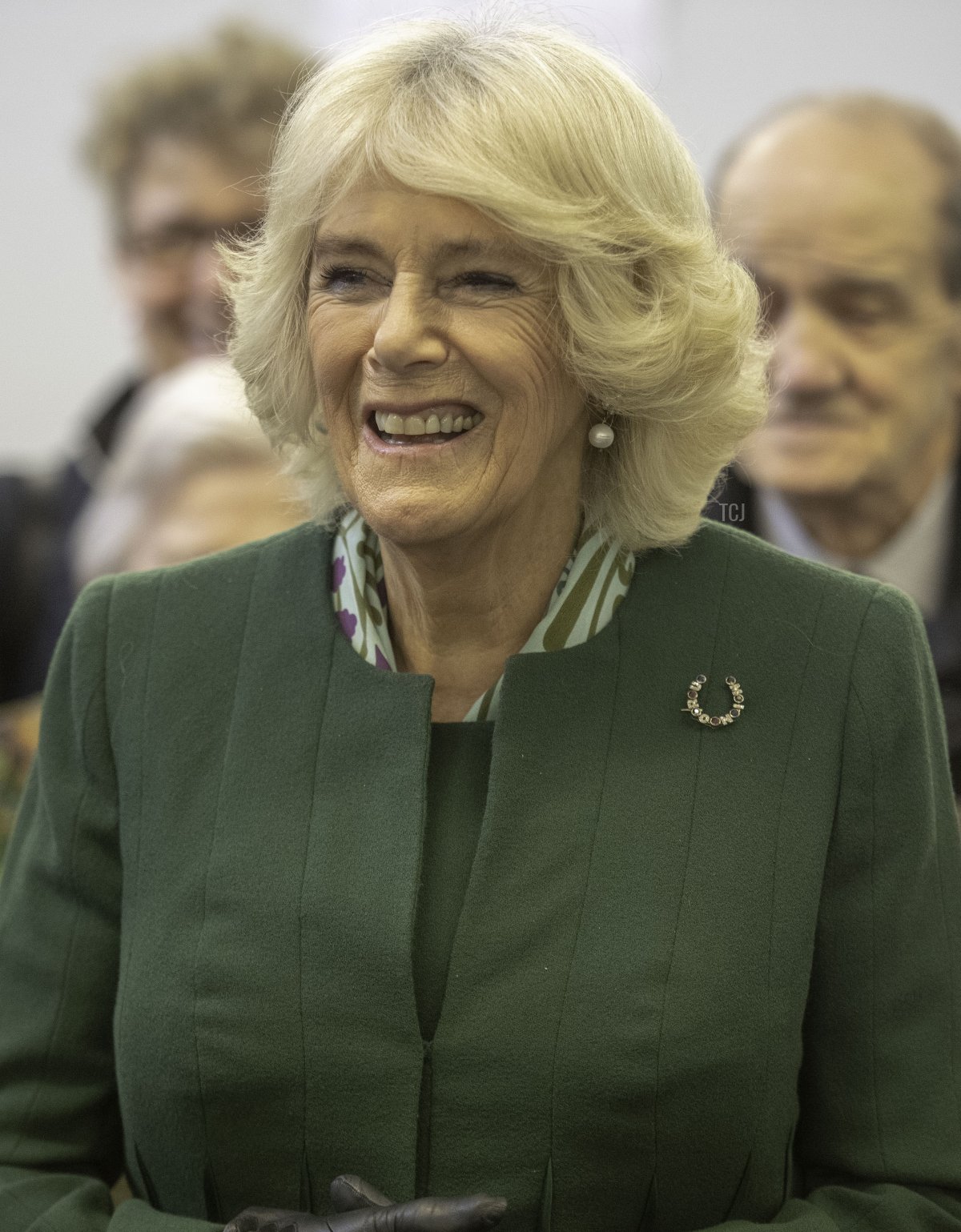 Camilla, Duchess of Cornwall visits the Malmesbury Residents Association on January 23, 2019 in London, England