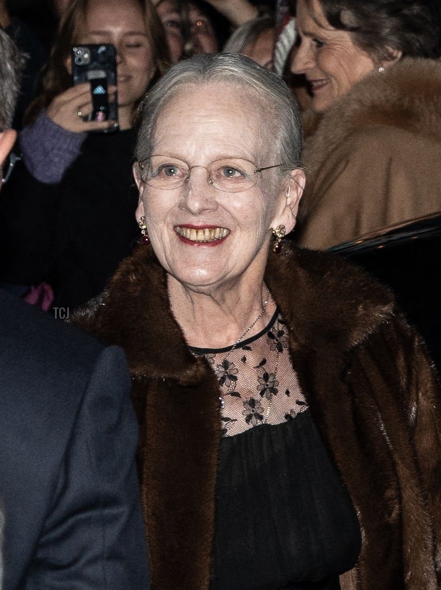 Denmark's Queen Margrethe II arrives at the premier of the ballet 'The Nutcracker' at Tivoli's Concert Hall in Copenhagen, on November 26, 2022