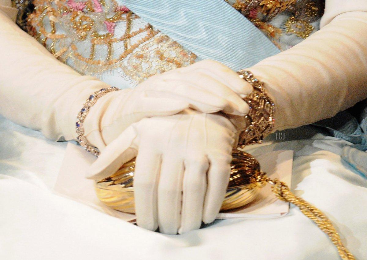Queen Silvia of Sweden attends the Nobel Foundation Prize 2008 Awards Ceremony at the Concert Hall on December 10, 2008 in Stockholm, Sweden