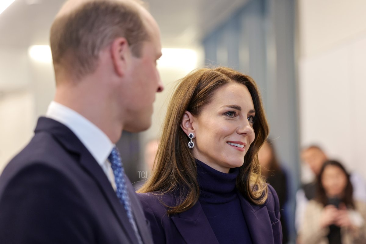 Prince William, Prince of Wales and Catherine, Princess of Wales arrive at Logan International Airport on November 30, 2022 in Boston, Massachusetts
