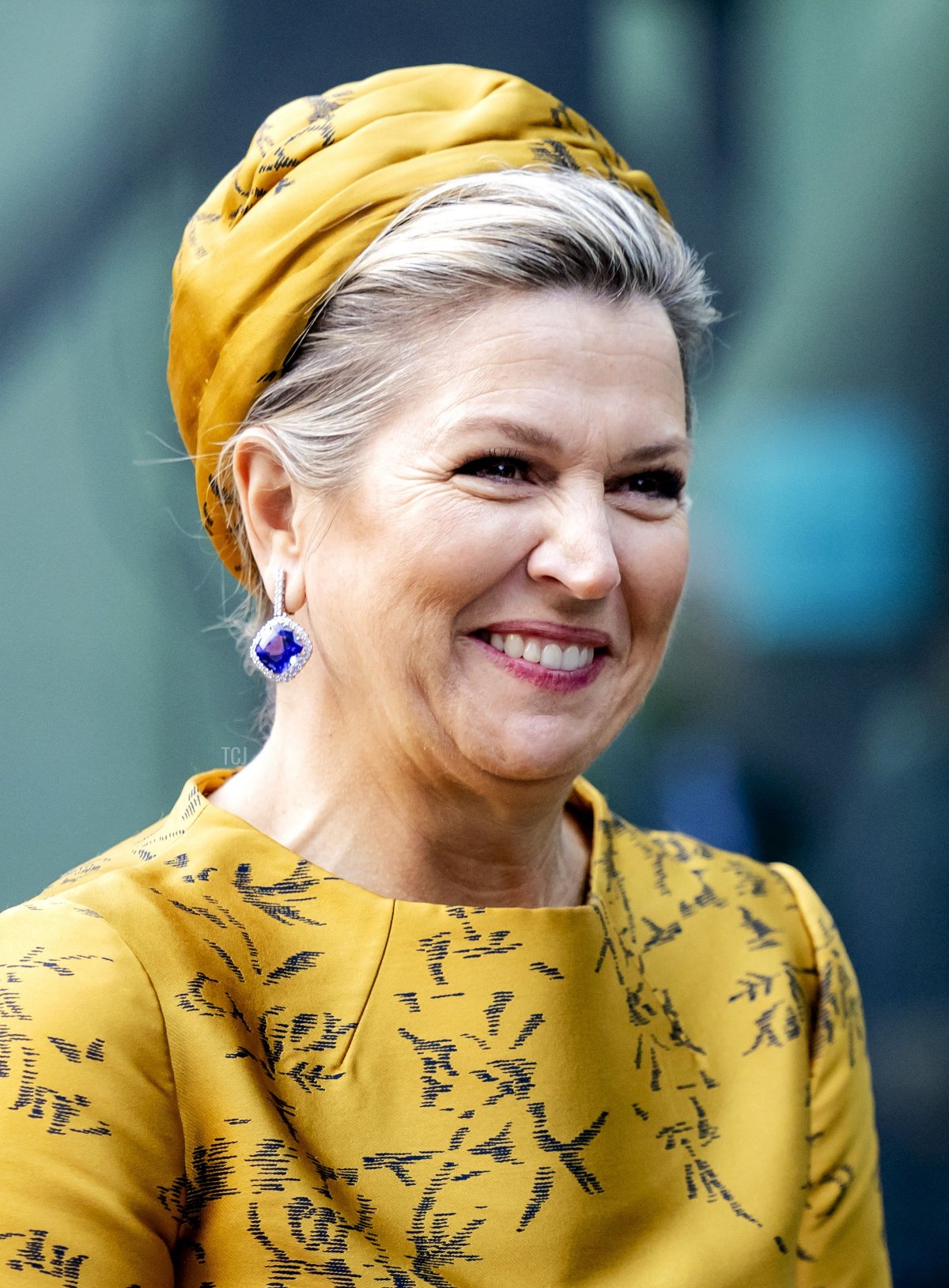 Queen Maxima of the Netherlands attends the opening of the exhibition "Royal embroidery - stories and craftmanship", at the Textile Museum in Tilburg on November 30, 2022