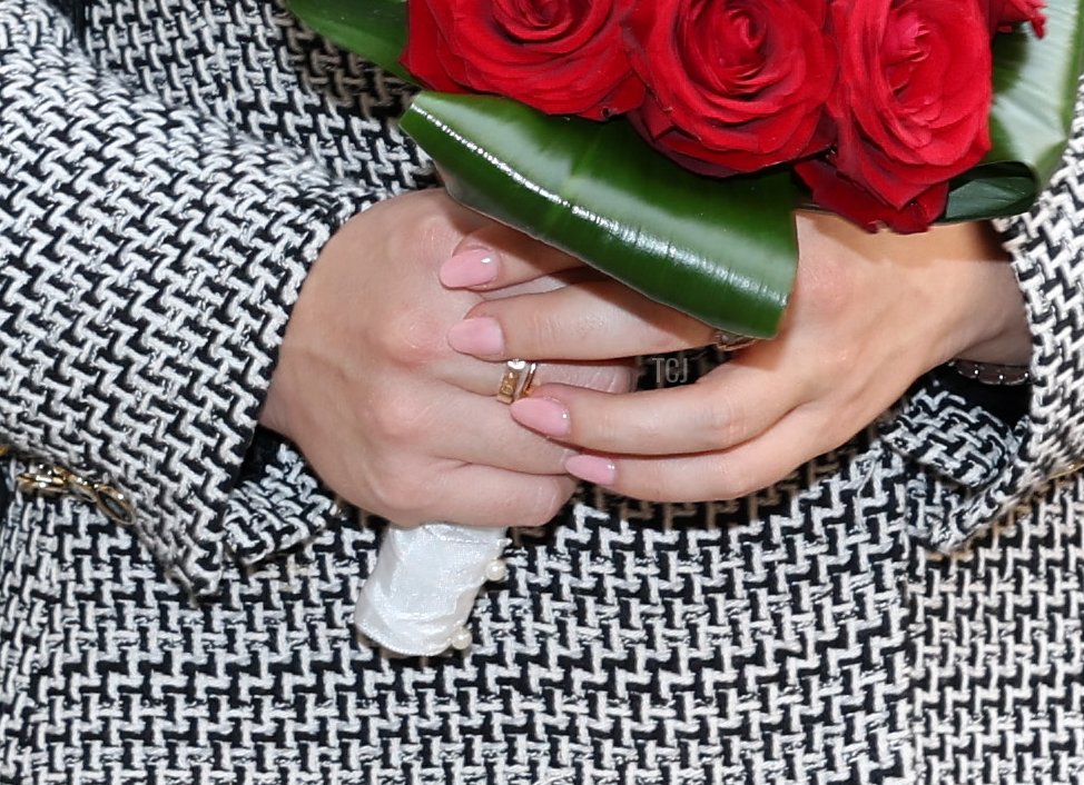 Camille Gottlieb attends the Red Cross Christmas gifts distribution at Monaco Palace on November 16, 2022 in Monte-Carlo, Monaco