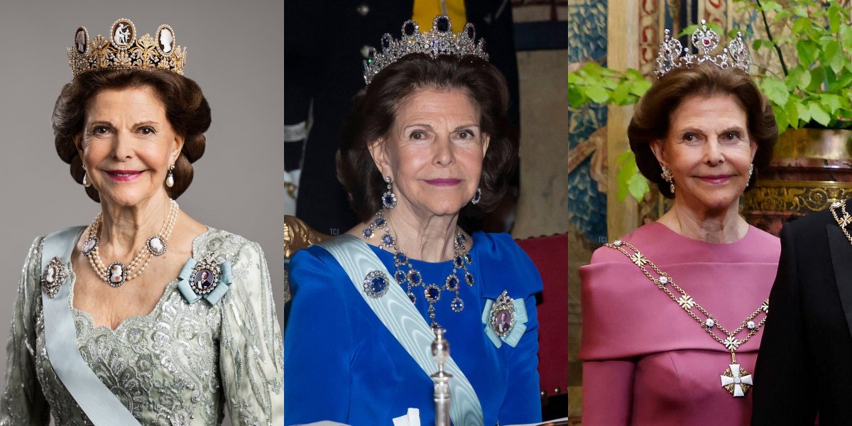 Queen Silvia's 2022 Tiaras