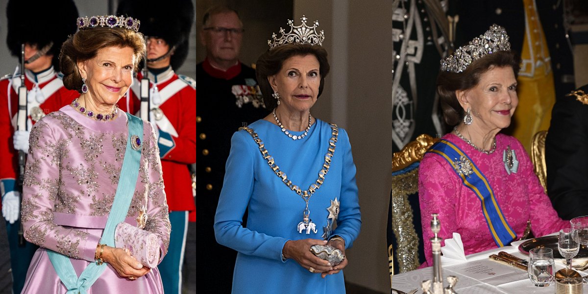 Queen Silvia's 2022 Tiaras