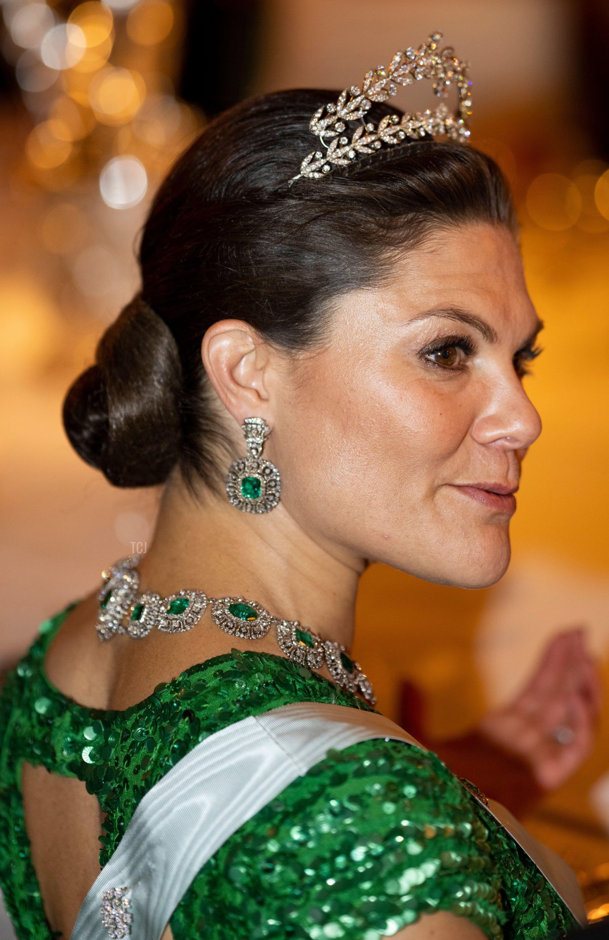 Crown Princess Victoria and Prince Daniel attend the King's dinner for the Nobel laureates at the Royal Palace in Stockholm, Sweden, 11 December 2022