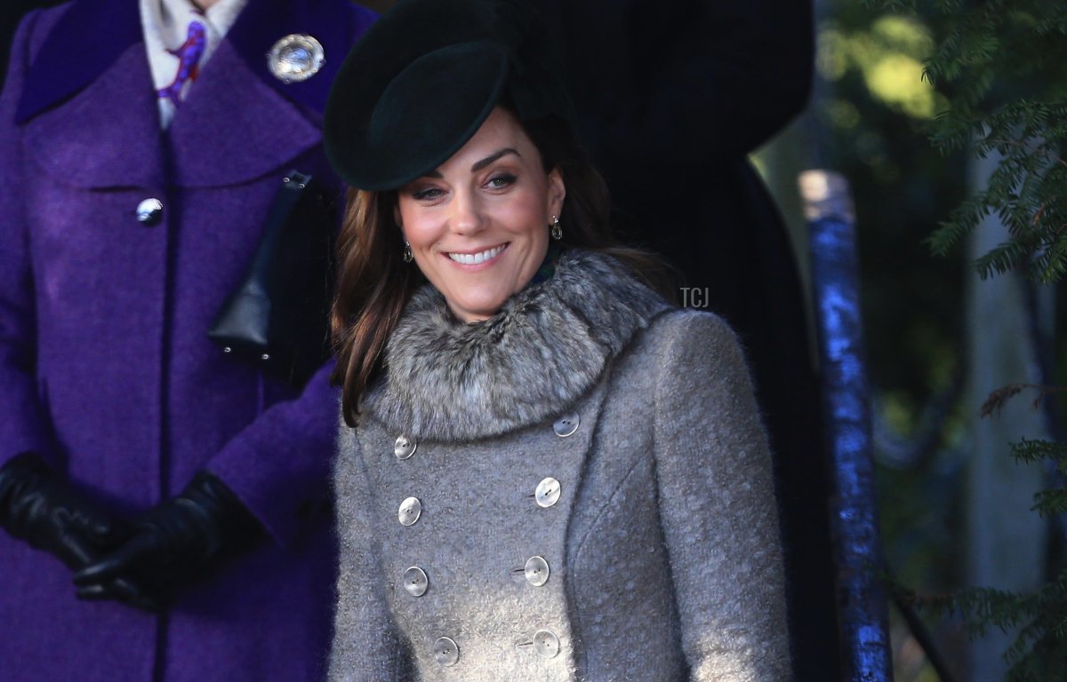 Catherine, Duchess of Cambridge attends the Christmas Day Church service at Church of St Mary Magdalene on the Sandringham estate on December 25, 2019 in King's Lynn, United Kingdom