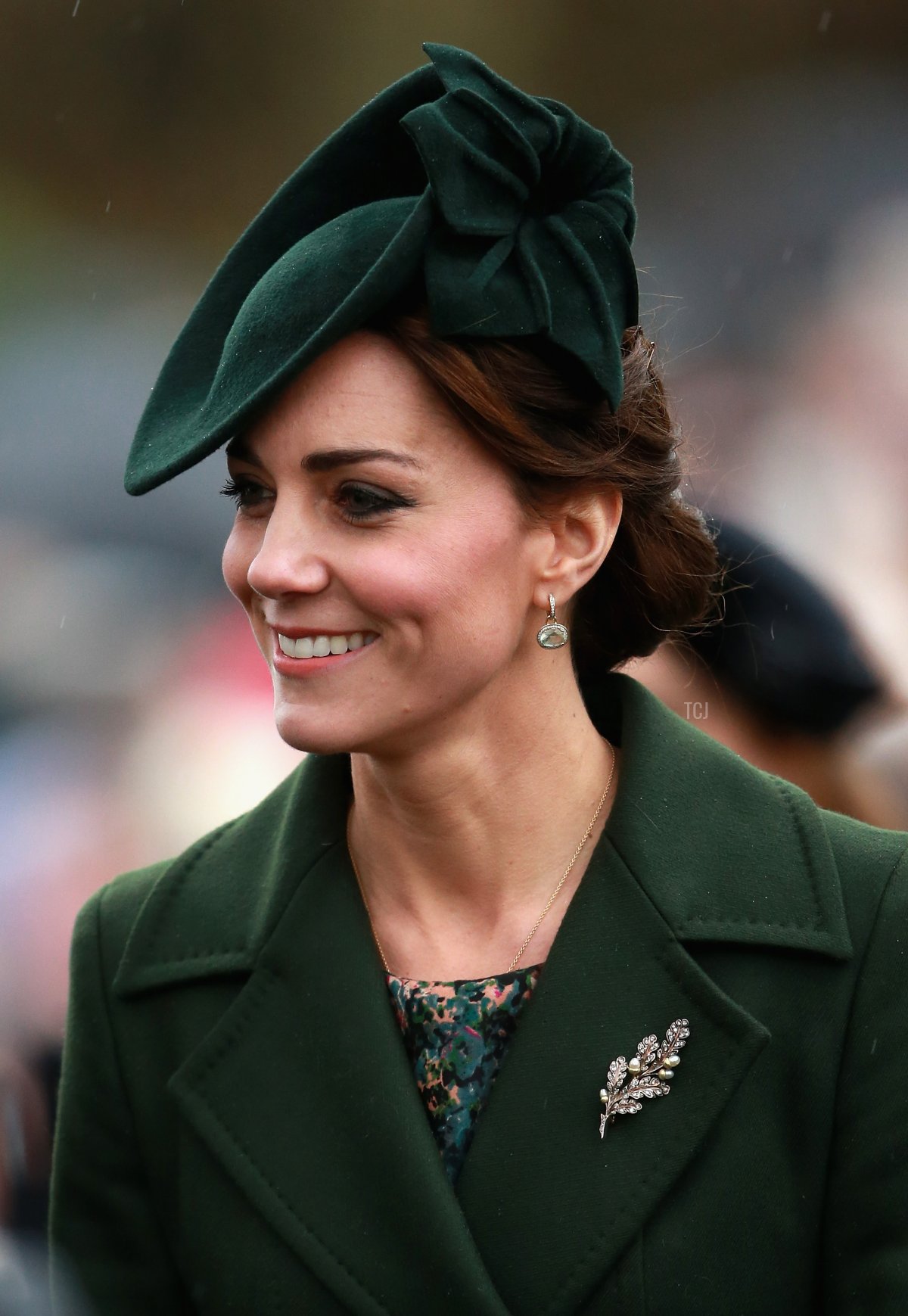 Catherine, Duchess of Cambridge attends a Christmas Day church service at Sandringham on December 25, 2015 in King's Lynn, England