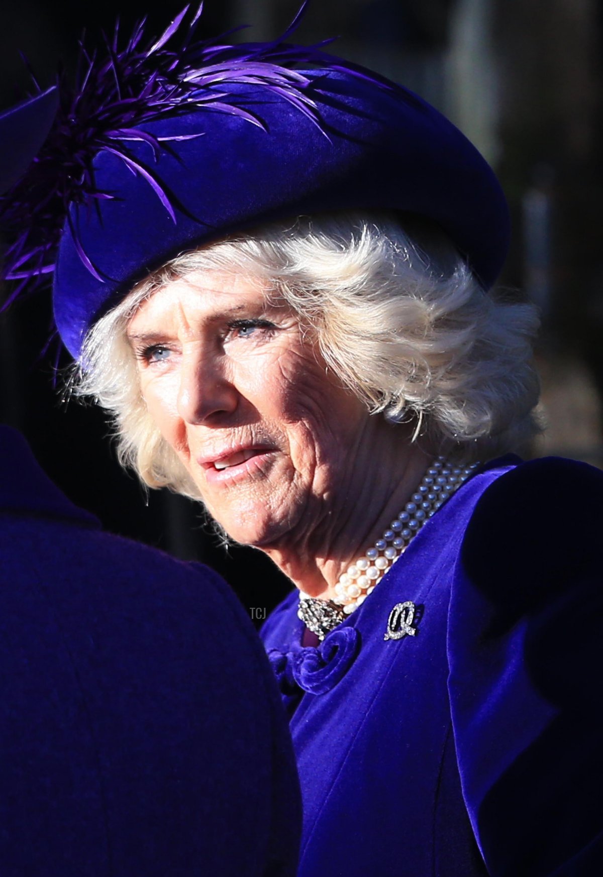 Princess Anne, Princess Royal and Camilla, Duchess of Cornwall attend the Christmas Day Church service at Church of St Mary Magdalene on the Sandringham estate on December 25, 2019 in King's Lynn, United Kingdom