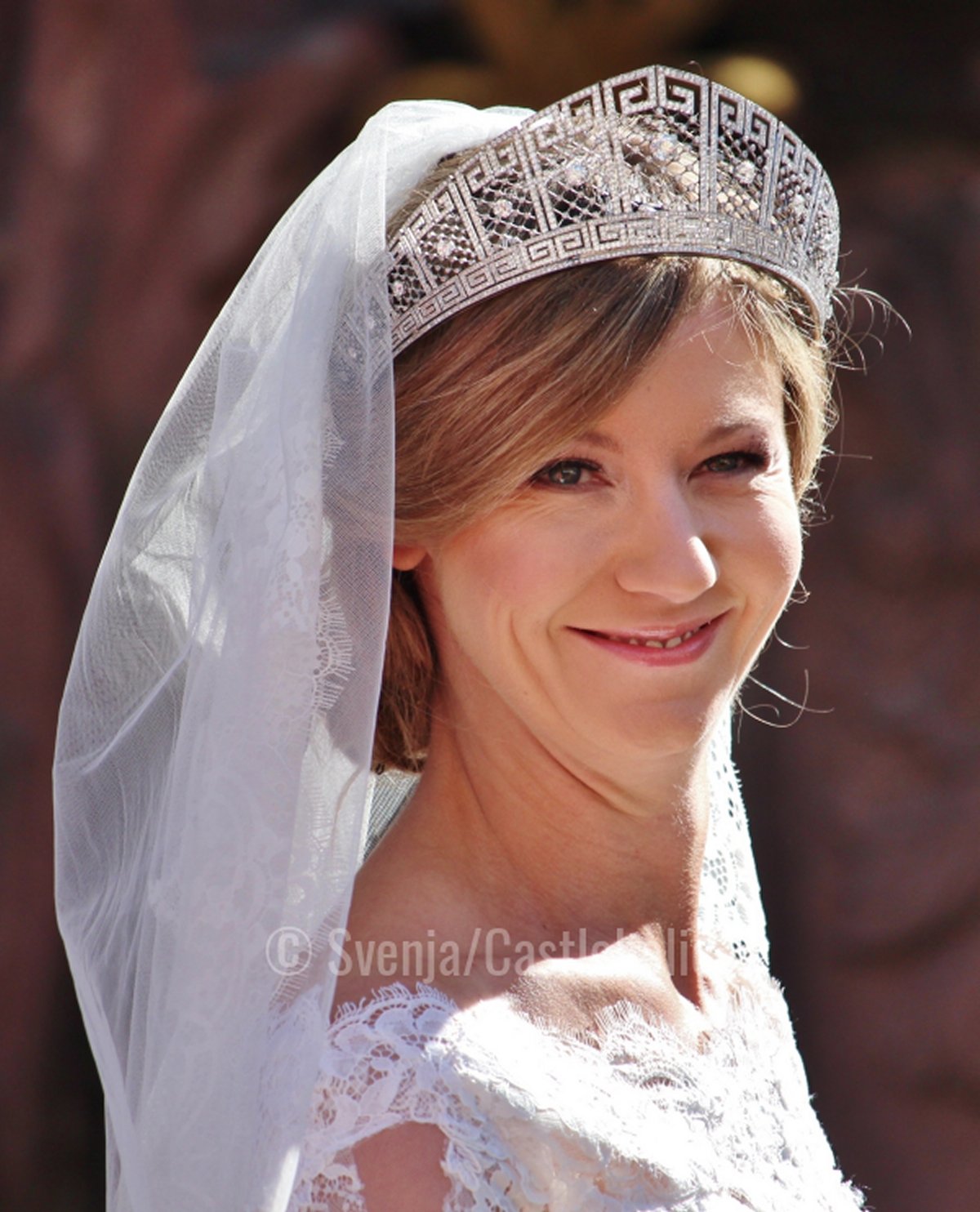 The diamond tiara, worn by Viktoria Luise of Prussia on her wedding day, 2017 (Svenja/Castleholic)