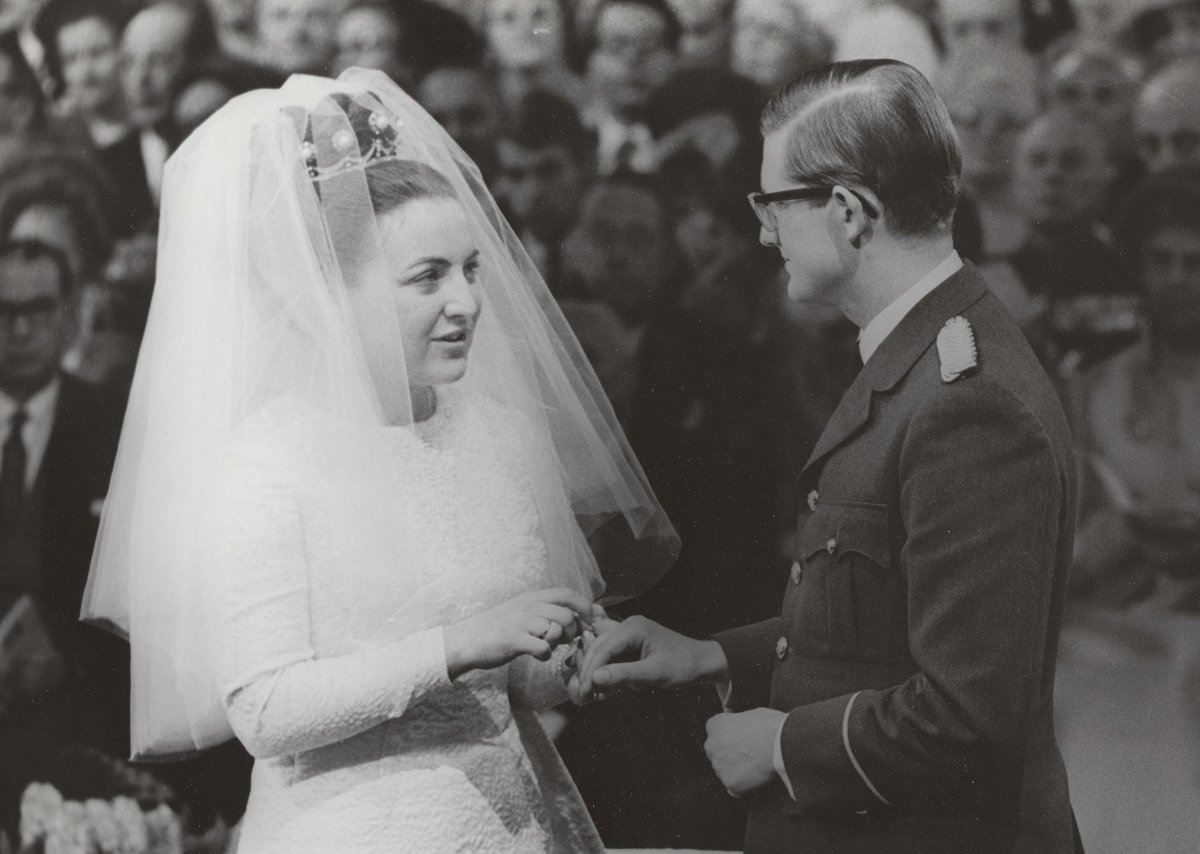 Princess Margriet of the Netherlands marries Pieter van Vollenhoven in The Hague, 10 January 1967 (Anefo/Nationaal Archief/Wikimedia Commons)