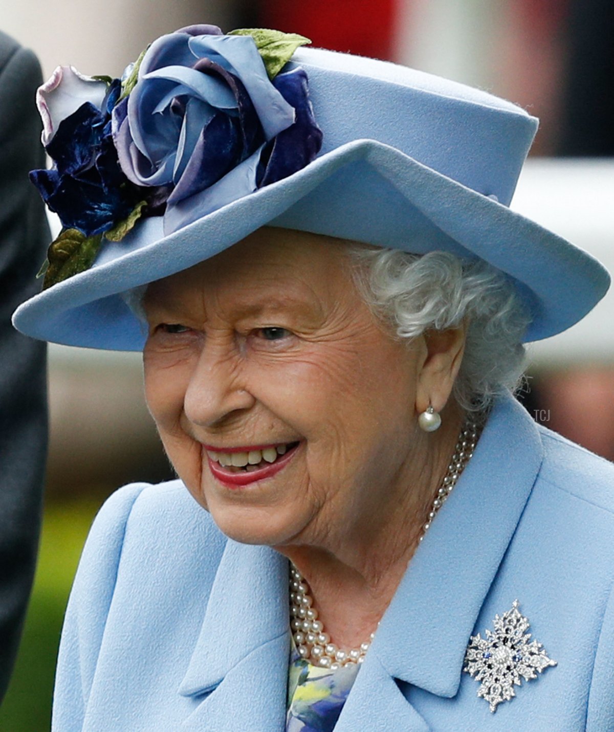 Britain's Queen Elizabeth II attends on day one of the Royal Ascot horse racing meet, in Ascot, west of London, on June 18, 2019 (ADRIAN DENNIS/AFP via Getty Images)