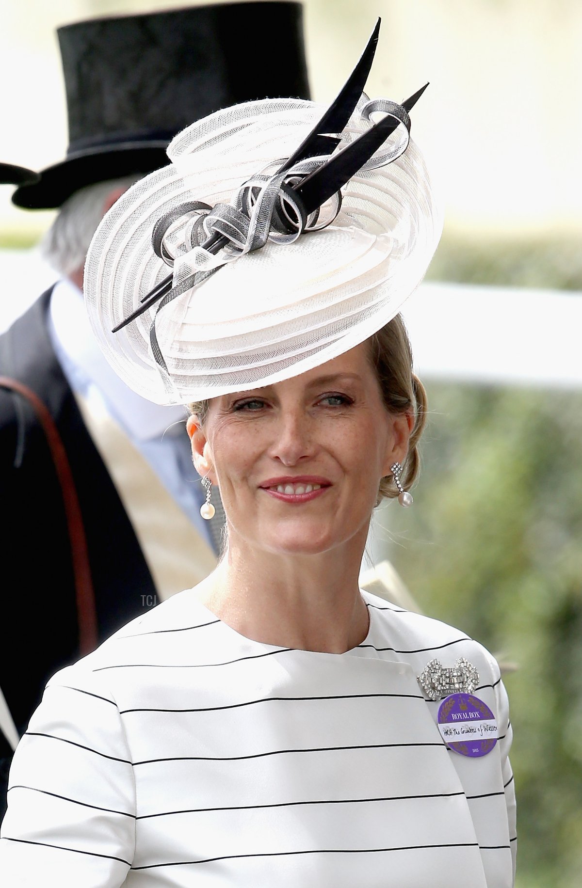 Sophie, Countess of Wessex arrives for day 2 of Royal Ascot at Ascot Racecourse on June 17, 2015 in Ascot, England (Chris Jackson/Getty Images)