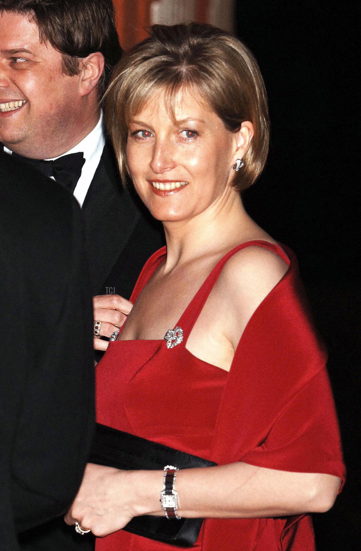 The Countess of Wessex arrives at Kew Palace in west London, 21 April 2006, to celebrate Queen Elizabeth II's 80th birthday (JOHN STILLWELL/AFP via Getty Images)