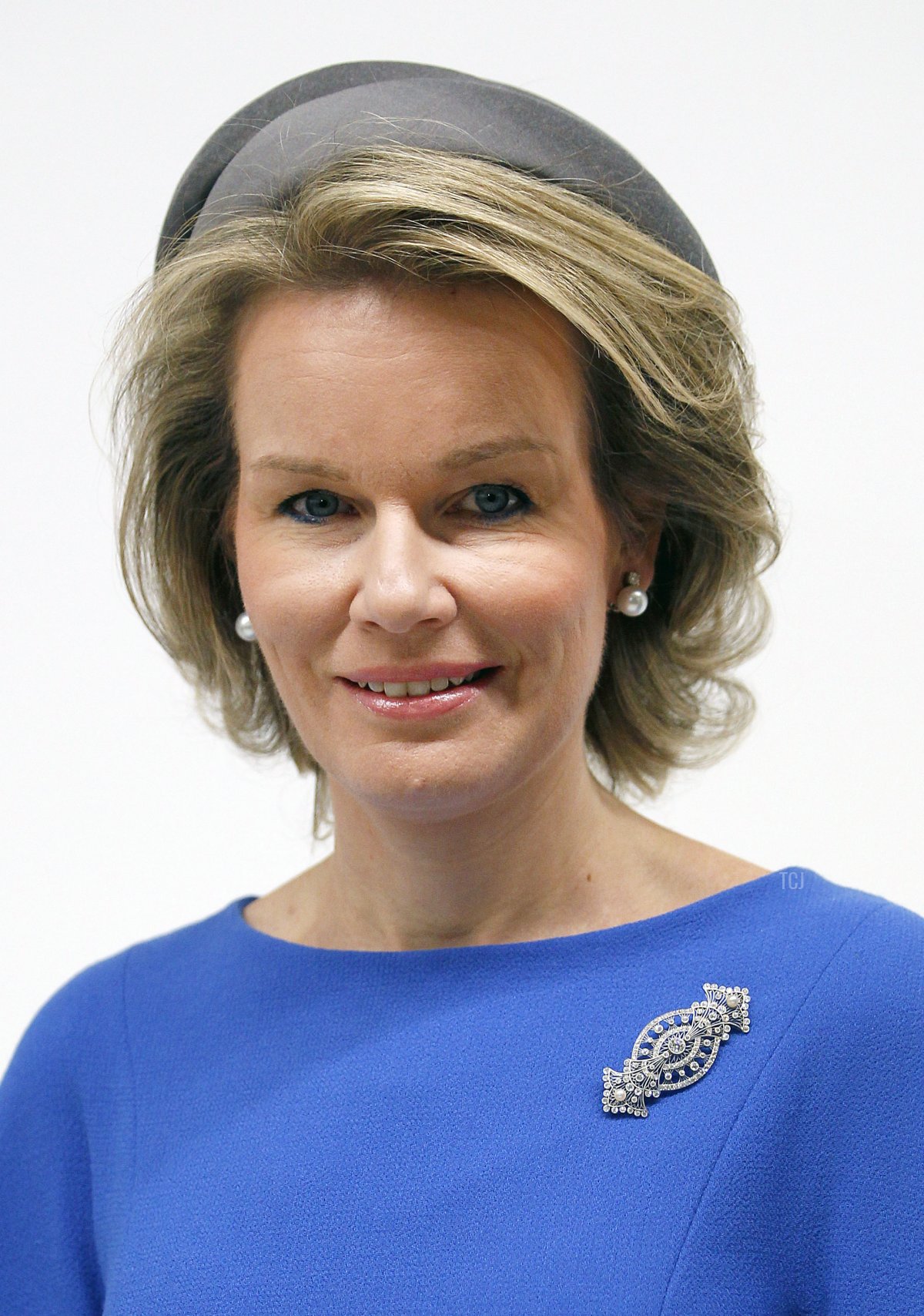 Queen Mathilde of the Belgians poses at the Centre Pompidou on October 5, 2016 in Paris, France (Thierry Chesnot/Getty Images)