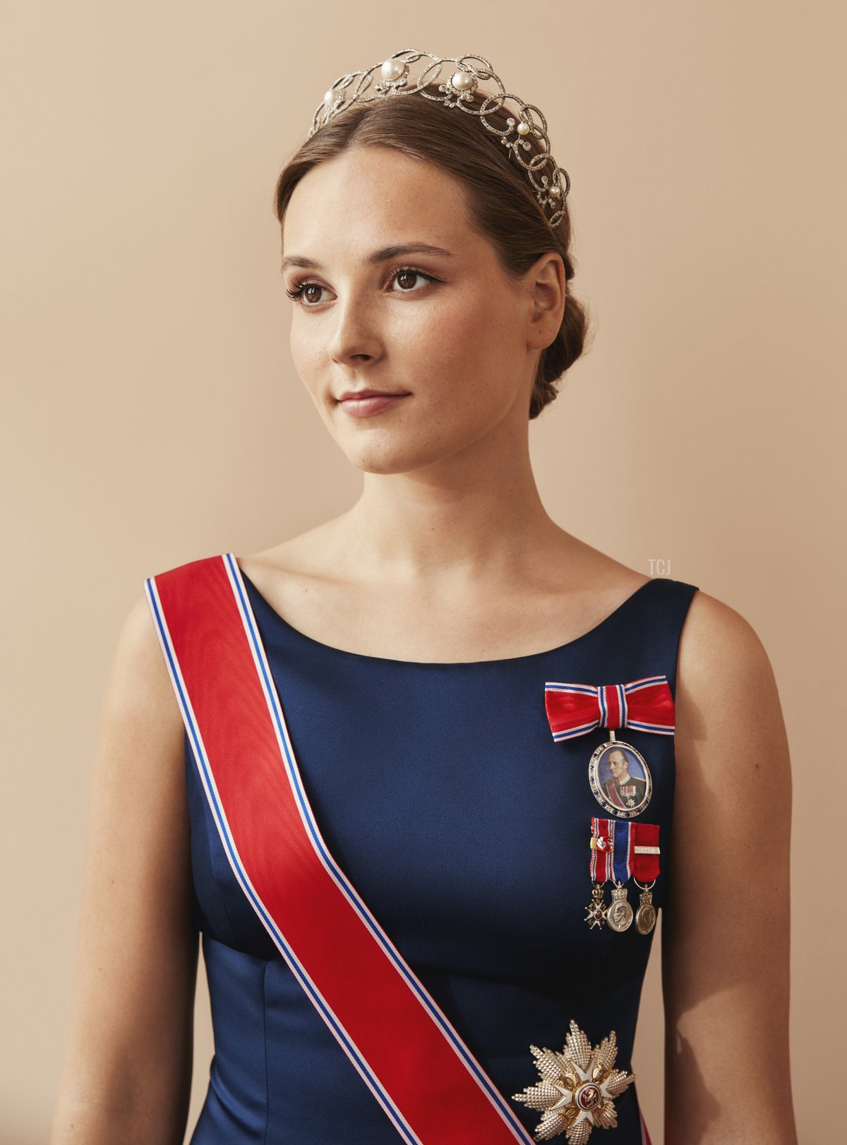 In this handout photo provided by the Royal Court, Princess Ingrid Alexandra is seen on the occasion of her 18th birthday at the Royal Court on June 16, 2022 in Oslo, Norway (Ida Bjørvik - Handout/Getty Images)
