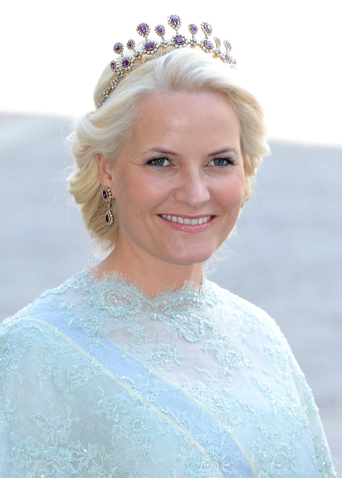 Crown Princess Mette-Marit of Norway attends the wedding of Princess Madeleine of Sweden and Christopher O'Neill, hosted by King Carl Gustaf XIV and Queen Silvia at the Royal Palace on June 8, 2013 in Stockholm, Sweden (Pascal Le Segretain/Getty Images)