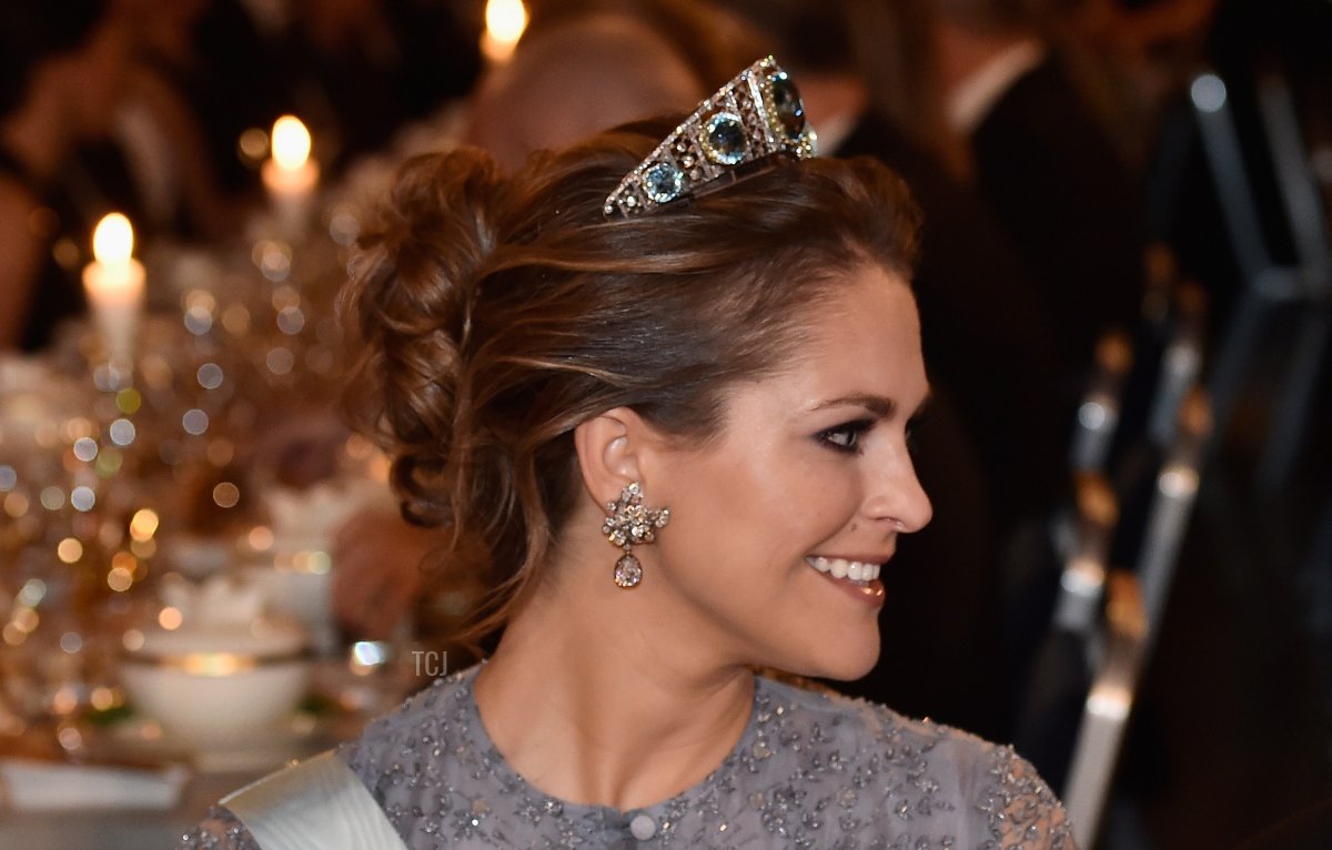 Princess Madeleine of Sweden attends the Nobel Prize Banquet 2015 at City Hall on December 10, 2015 in Stockholm, Sweden (Pascal Le Segretain/Getty Images)
