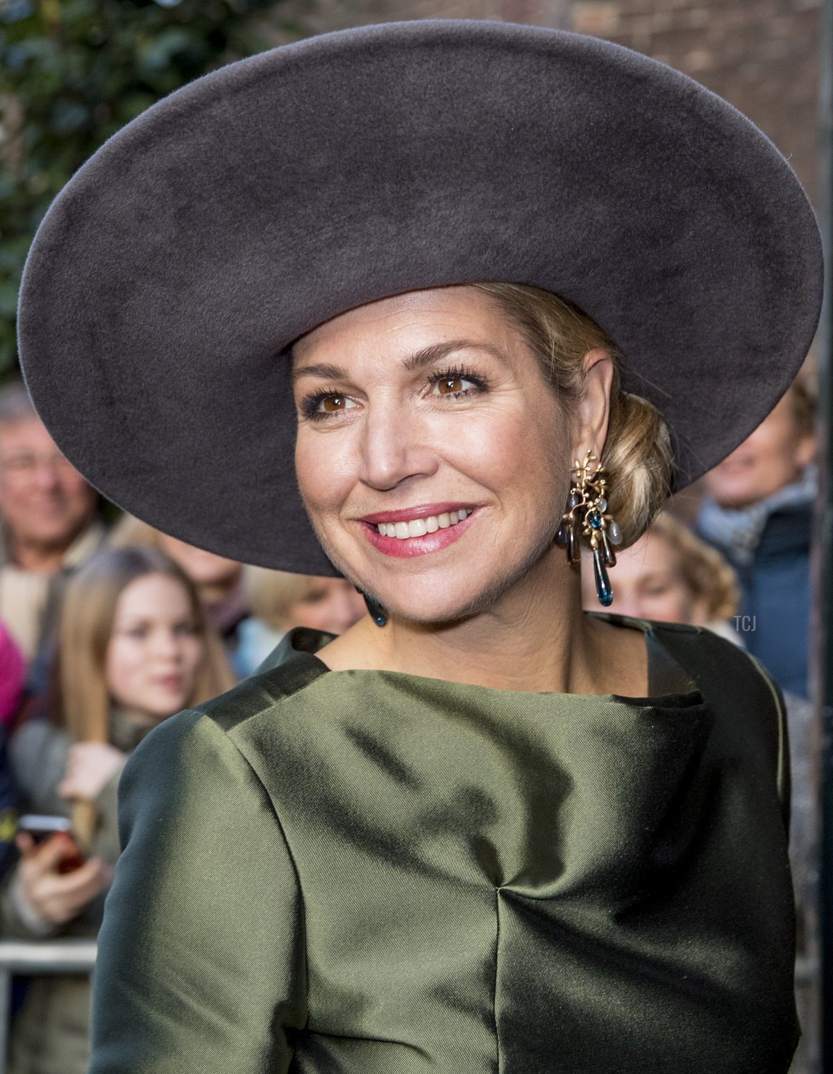 Queen Maxima of The Netherlands opens the exhibition "Royal Paradise: Aert Schulman and the Imagination of Nature" at the Dordrechts Museum on February 18, 2017 in Dordrecht, Netherlands (Patrick van Katwijk/Getty Images)