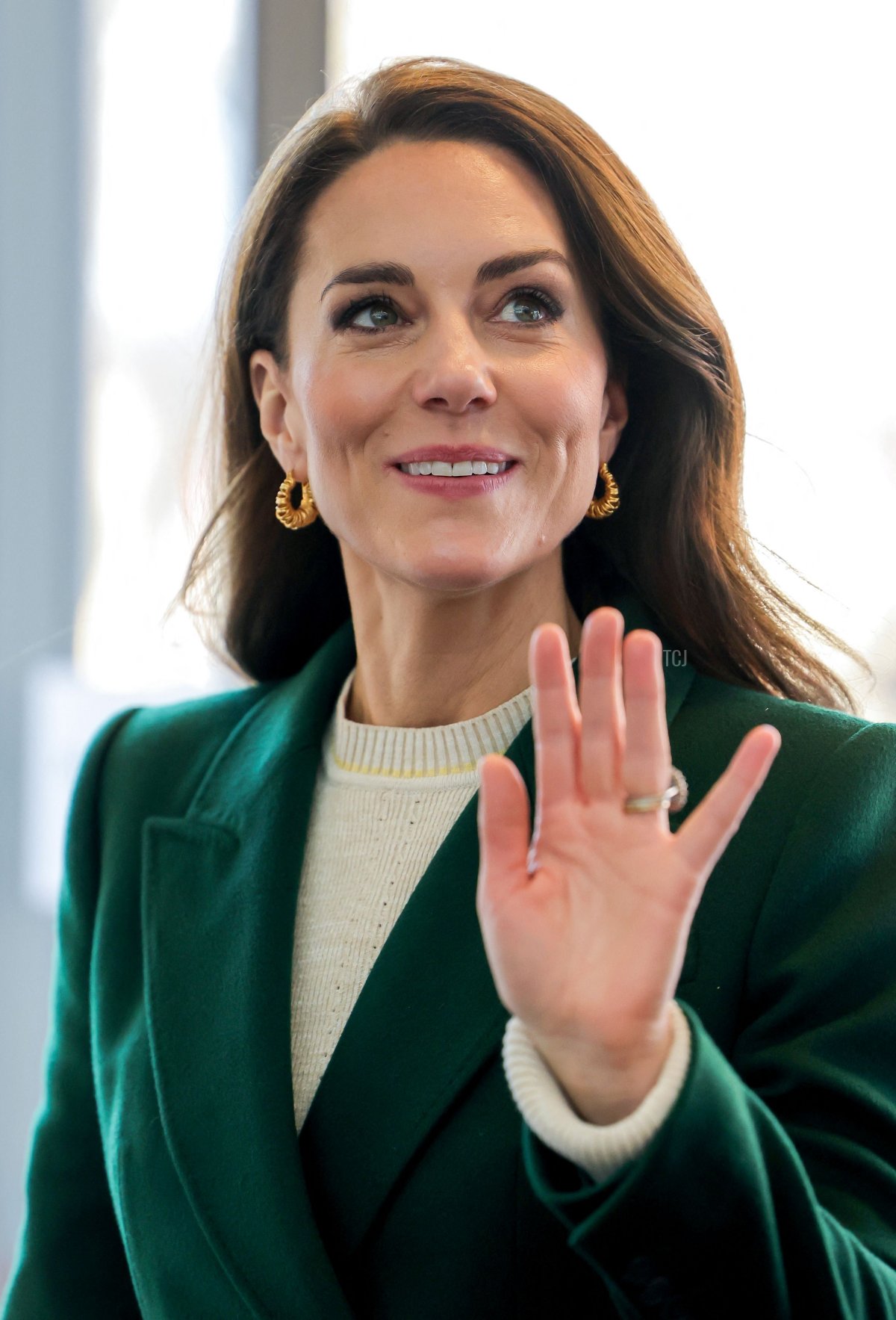 Britain's Catherine, Princess of Wales arrives to visit the University of Leeds in Leeds, northern England, on January 31, 2023 (CHRIS JACKSON/POOL/AFP via Getty Images)
