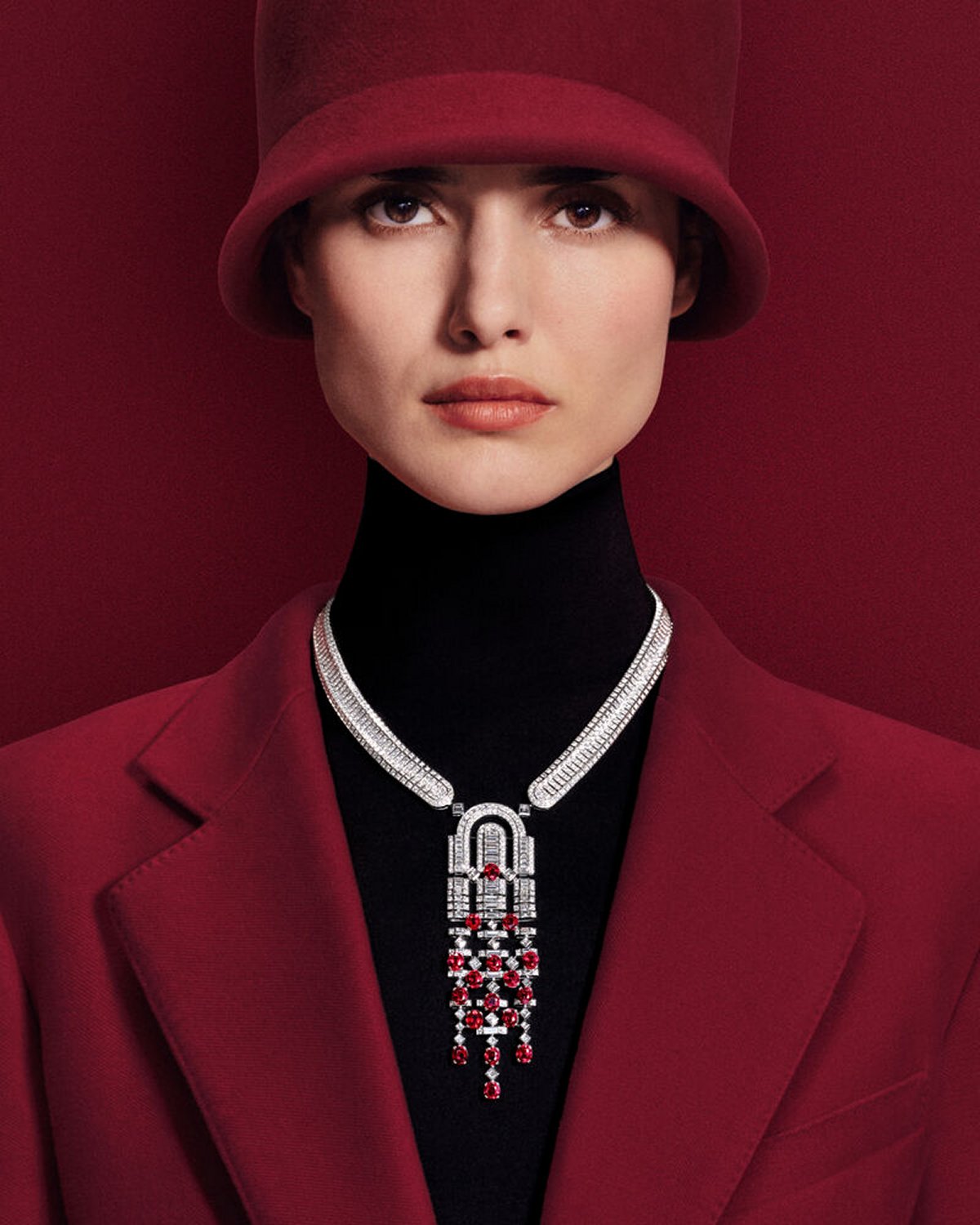 "Rolling Red" from Boucheron's "Like a Queen" collection, 2023 (Boucheron)
