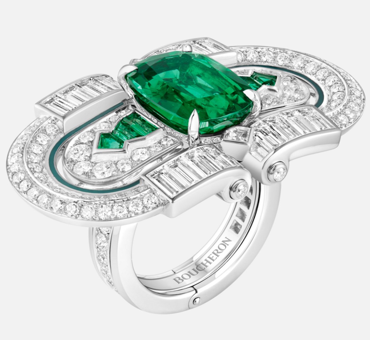 "Green Garden" from Boucheron's "Like a Queen" collection, 2023 (Boucheron)