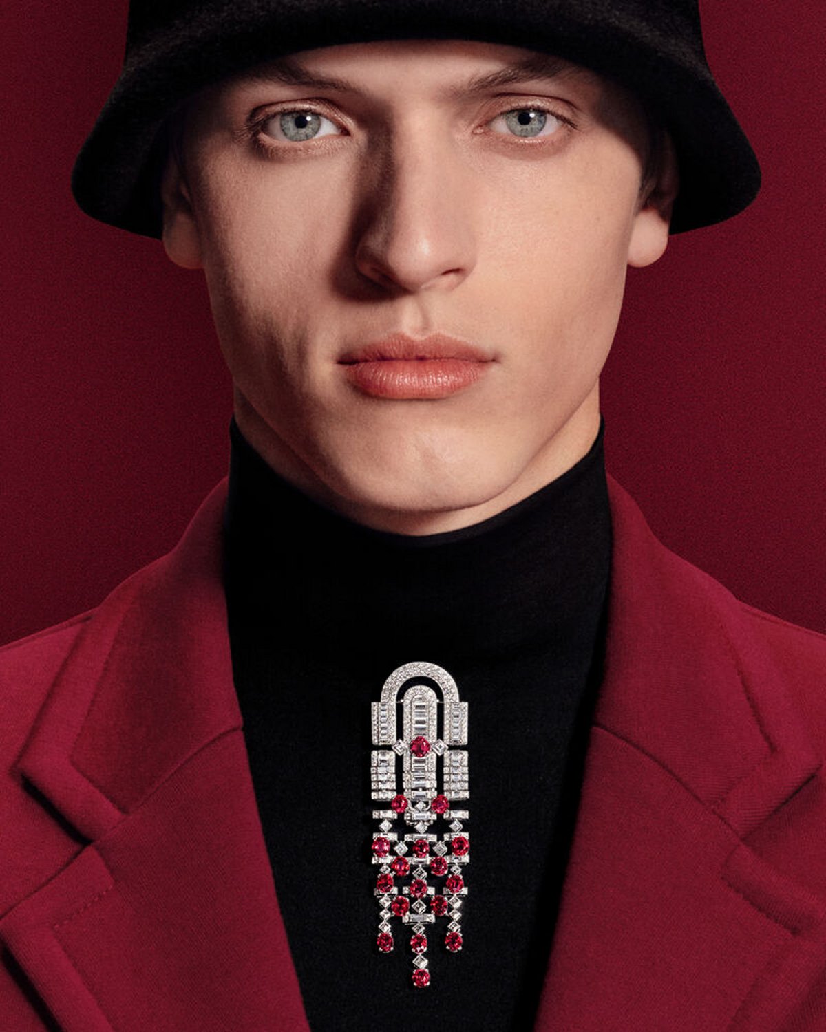 "Rolling Red" from Boucheron's "Like a Queen" collection, 2023 (Boucheron)