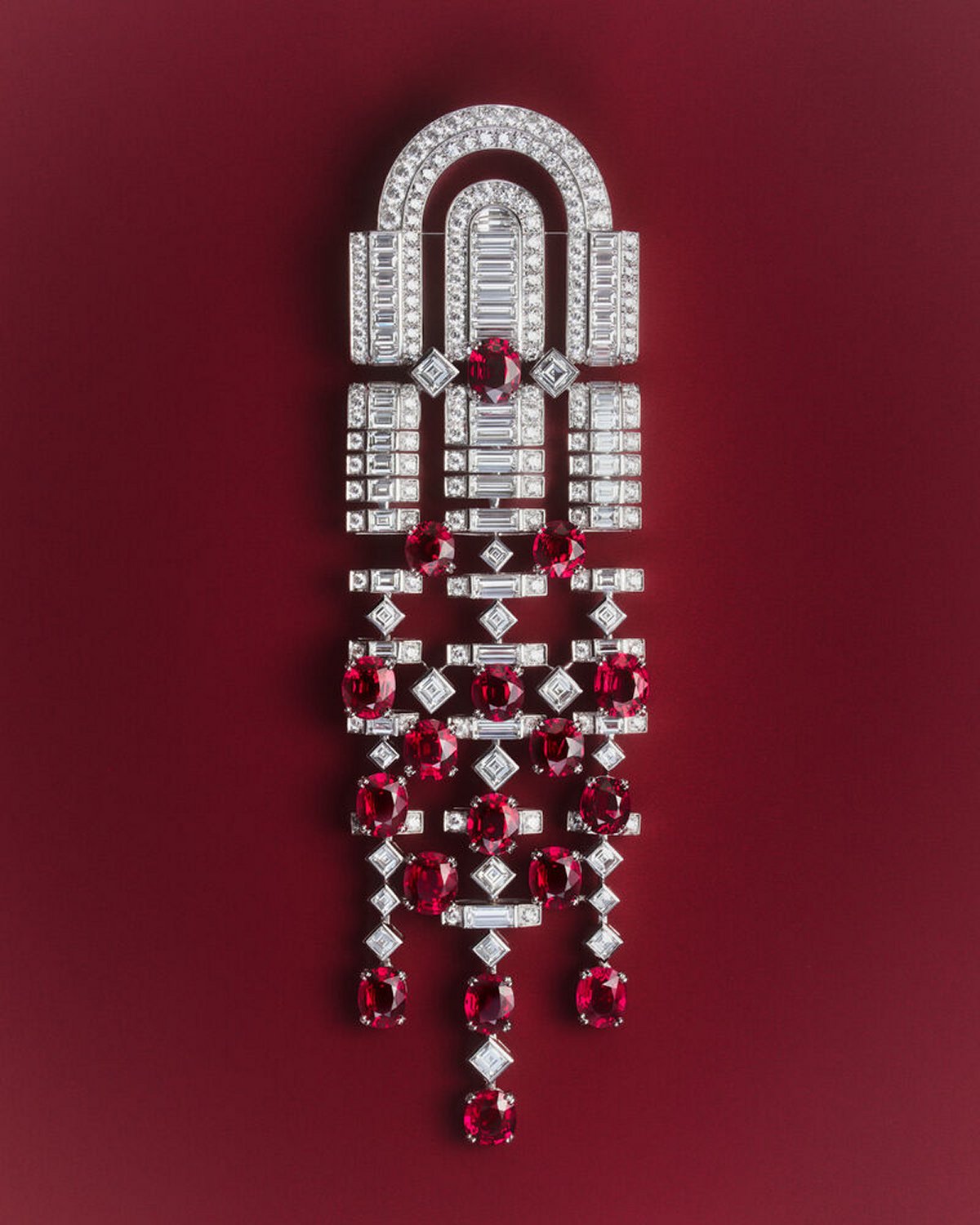 "Rolling Red" from Boucheron's "Like a Queen" collection, 2023 (Boucheron)