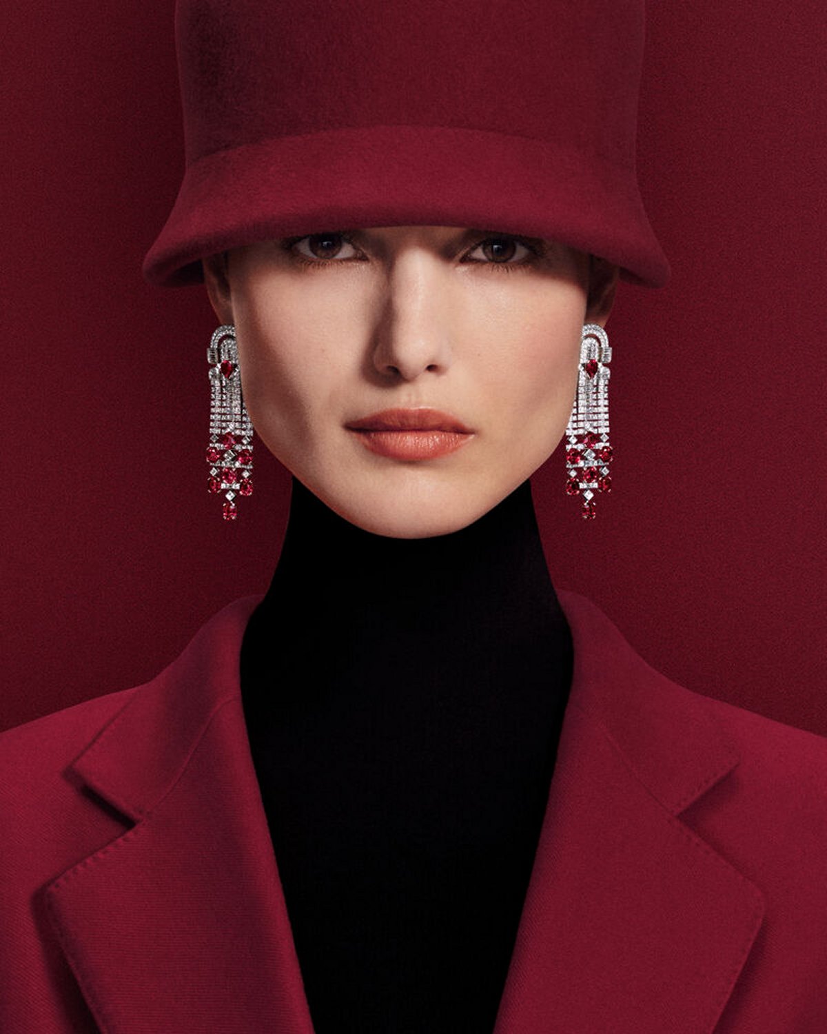 "Rolling Red" from Boucheron's "Like a Queen" collection, 2023 (Boucheron)