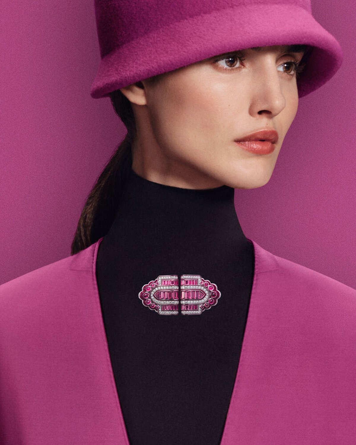 "Mega Pink" from Boucheron's "Like a Queen" collection, 2023 (Boucheron)