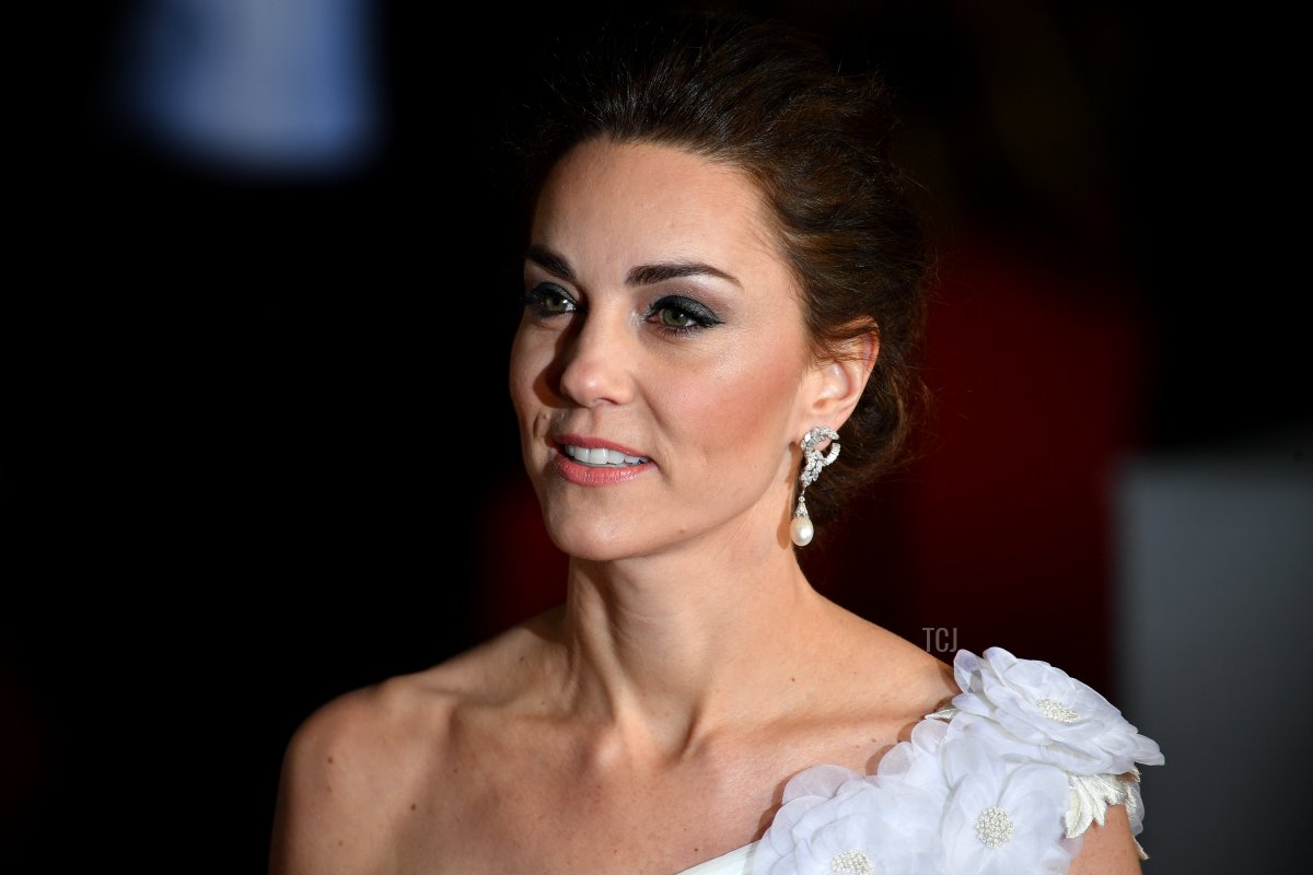 The Duchess of Cambridge attends the EE British Academy Film Awards at Royal Albert Hall on February 10, 2019 in London, England (Gareth Cattermole/Getty Images)