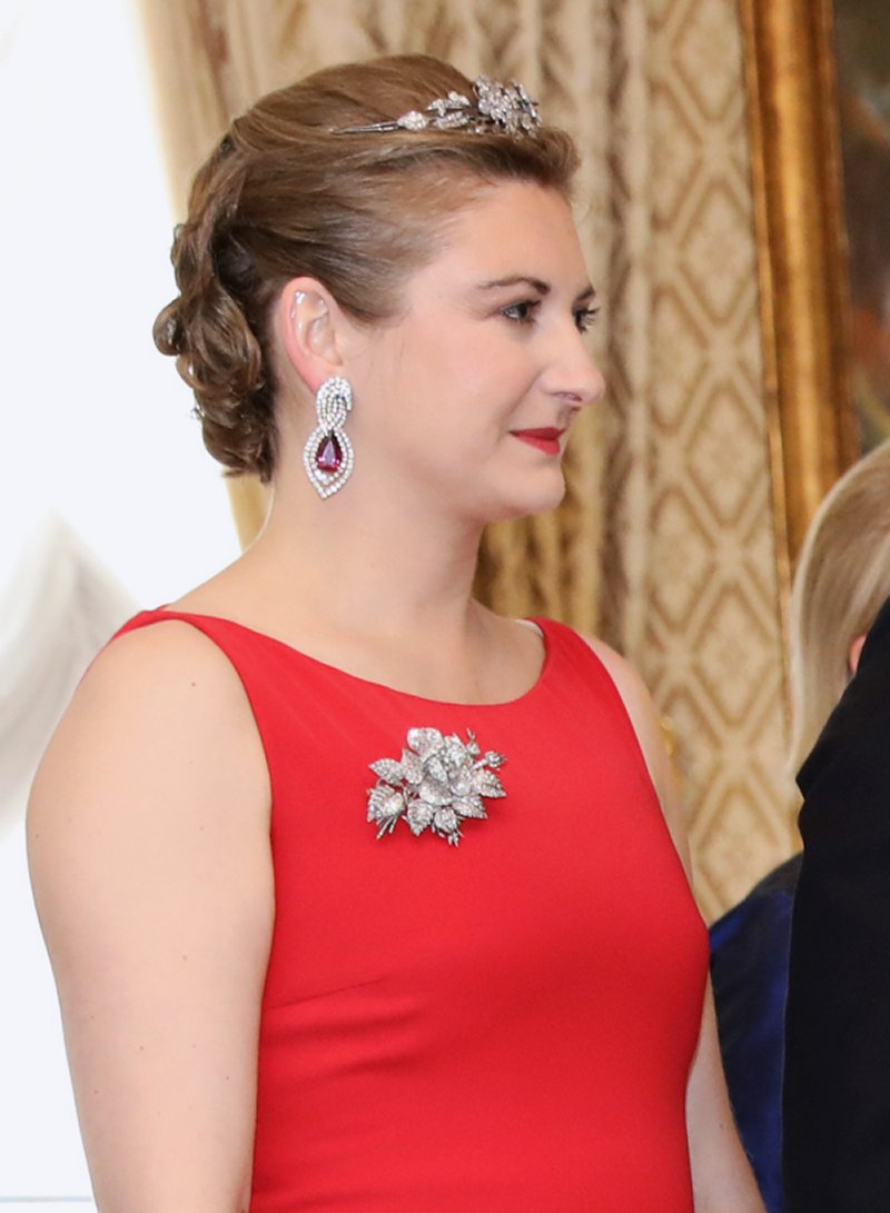 Hereditary Grand Duchess Stephanie attends a gala celebrating Luxembourg's National Day on June 23, 2017 (Sophie Margue/Cour Grand-Ducale)