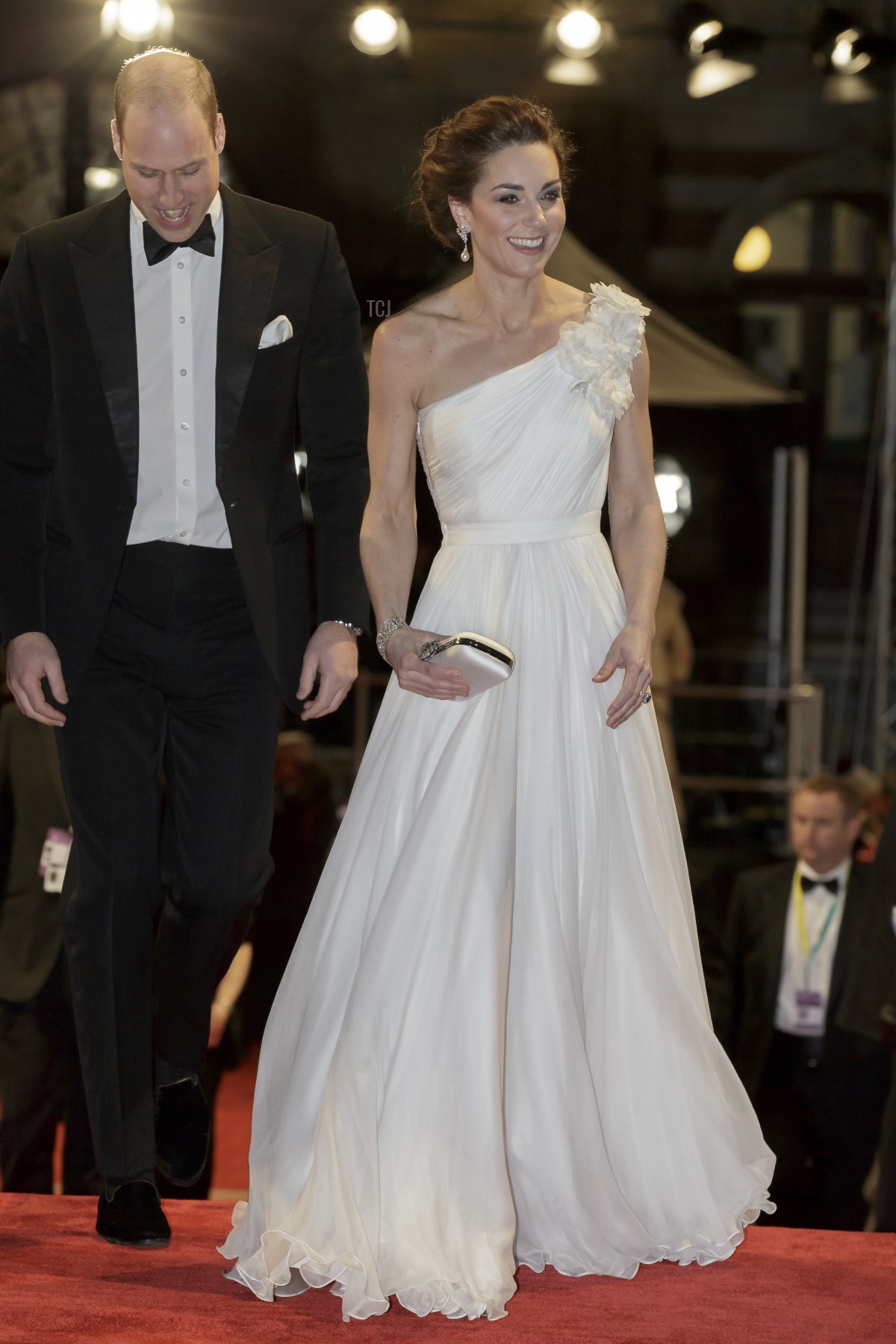 The Duke and Duchess of Cambridge arrive to attend the EE British Academy Film Awards at Royal Albert Hall on February 10, 2019 in London, England (Tim Ireland - WPA Pool/Getty Images)