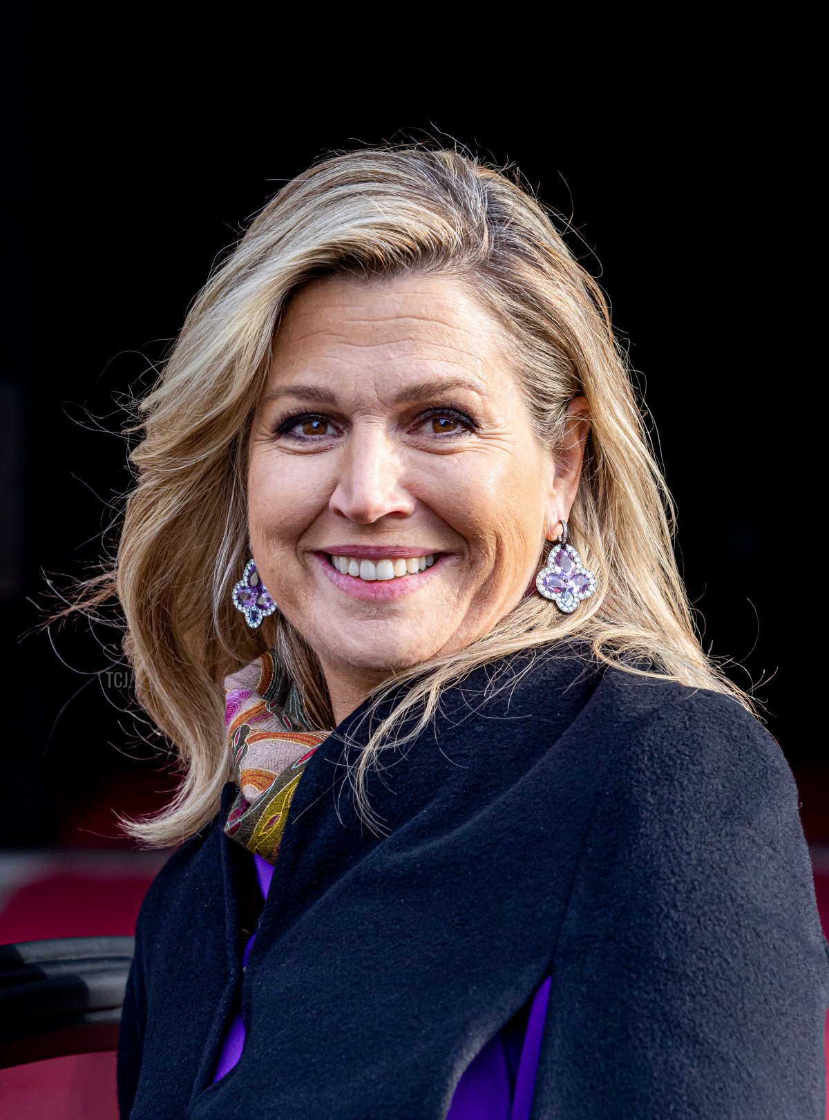 Queen Maxima of the Netherlands attends the new year reception for the Diplomatic Corps on January 18, 2023 in Amsterdam, Netherlands (Patrick van Katwijk/Getty Images)