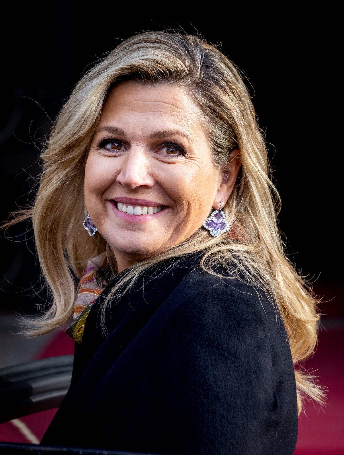 Queen Maxima of the Netherlands attends the new year reception for the Diplomatic Corps on January 18, 2023 in Amsterdam, Netherlands (Patrick van Katwijk/Getty Images)