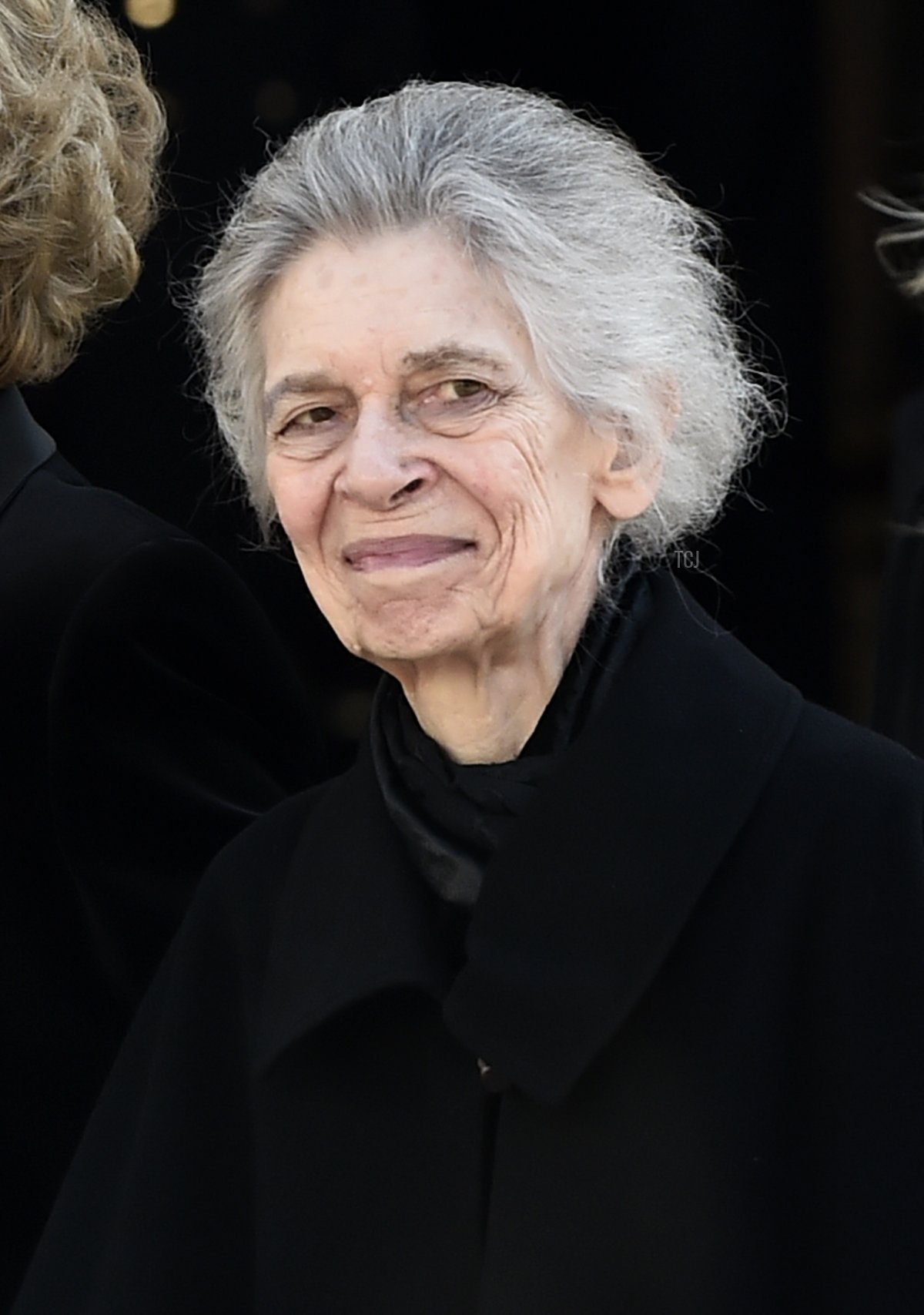 Princess Irene attends the 40-day Memorial Service for King Constantine II at the Metropolitan Cathedral on February 18, 2023 in Athens, Greece (Milos Bicanski/Getty Images)