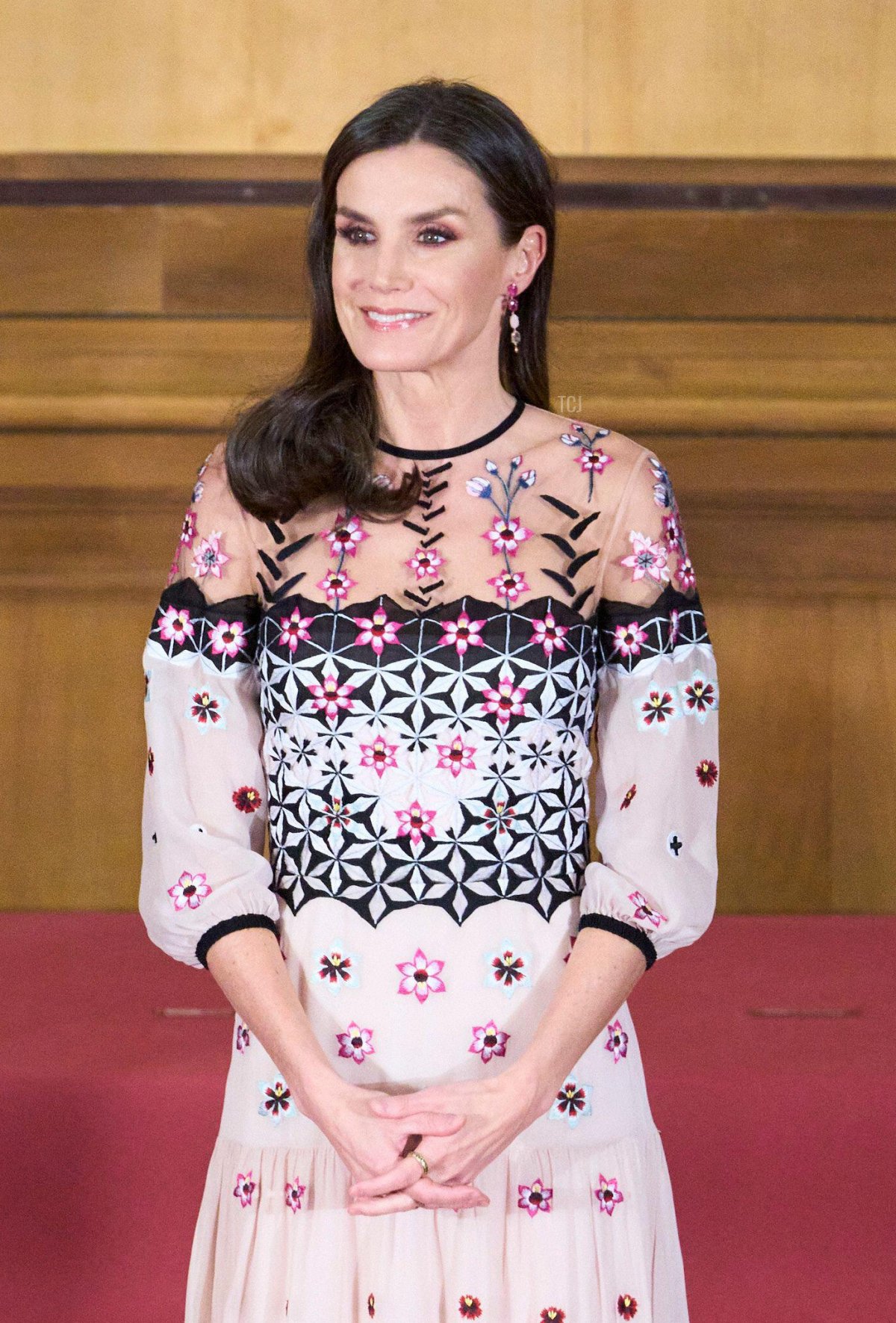 Queen Letizia of Spain attends the National Culture Awards on February 20, 2023 in Zaragoza, Spain (Jack Abuin/ZUMA Press Wire/Alamy)